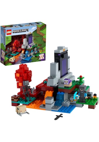 LEGO® Konstruktionsspielsteine »Das zerstörte Portal (21172), LEGO® Minecraft™«, (316... kaufen