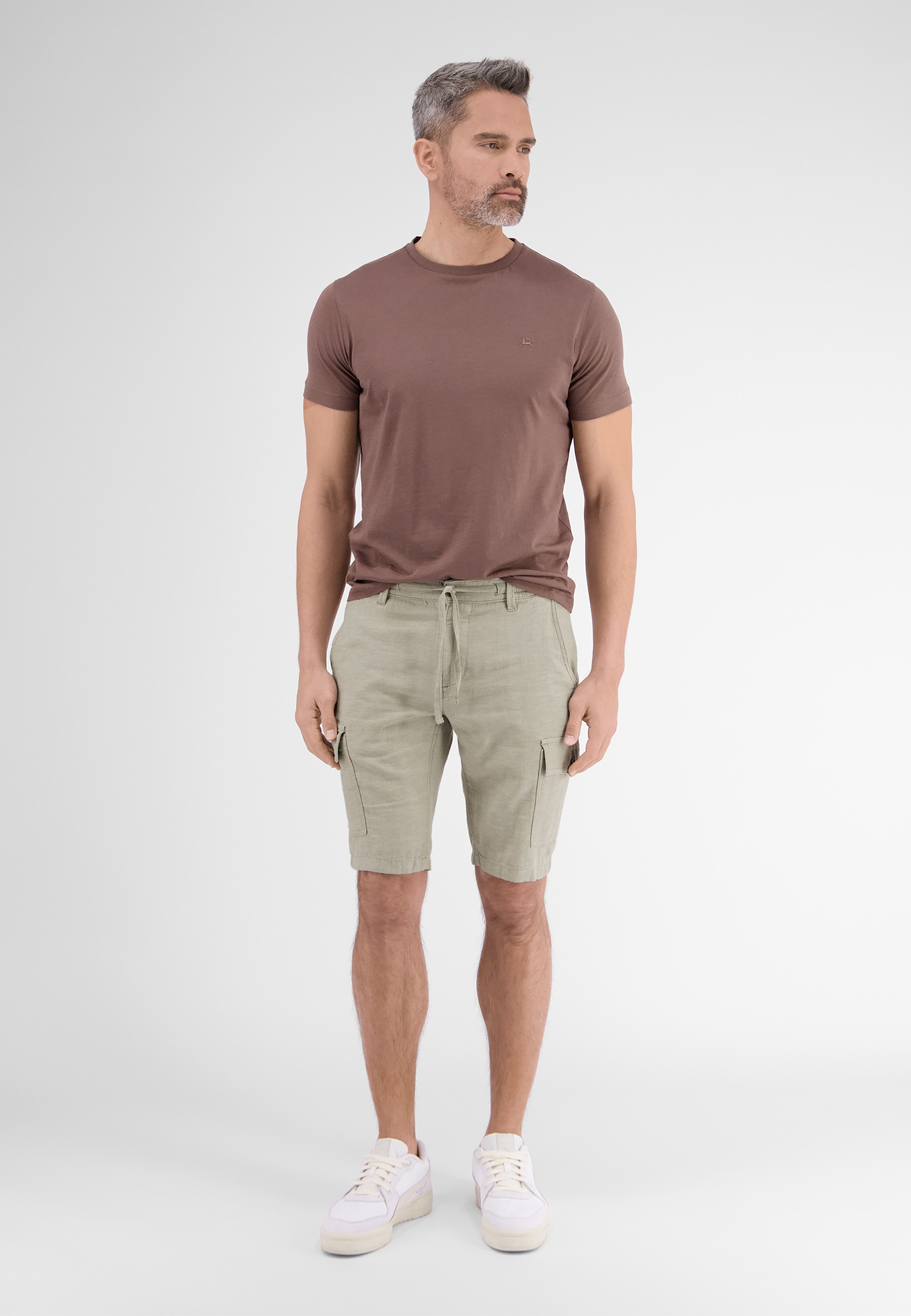 4. Bild von LERROS Bermudas »LERROS Cargo Bermuda in sommerlichem Leinen Mix«