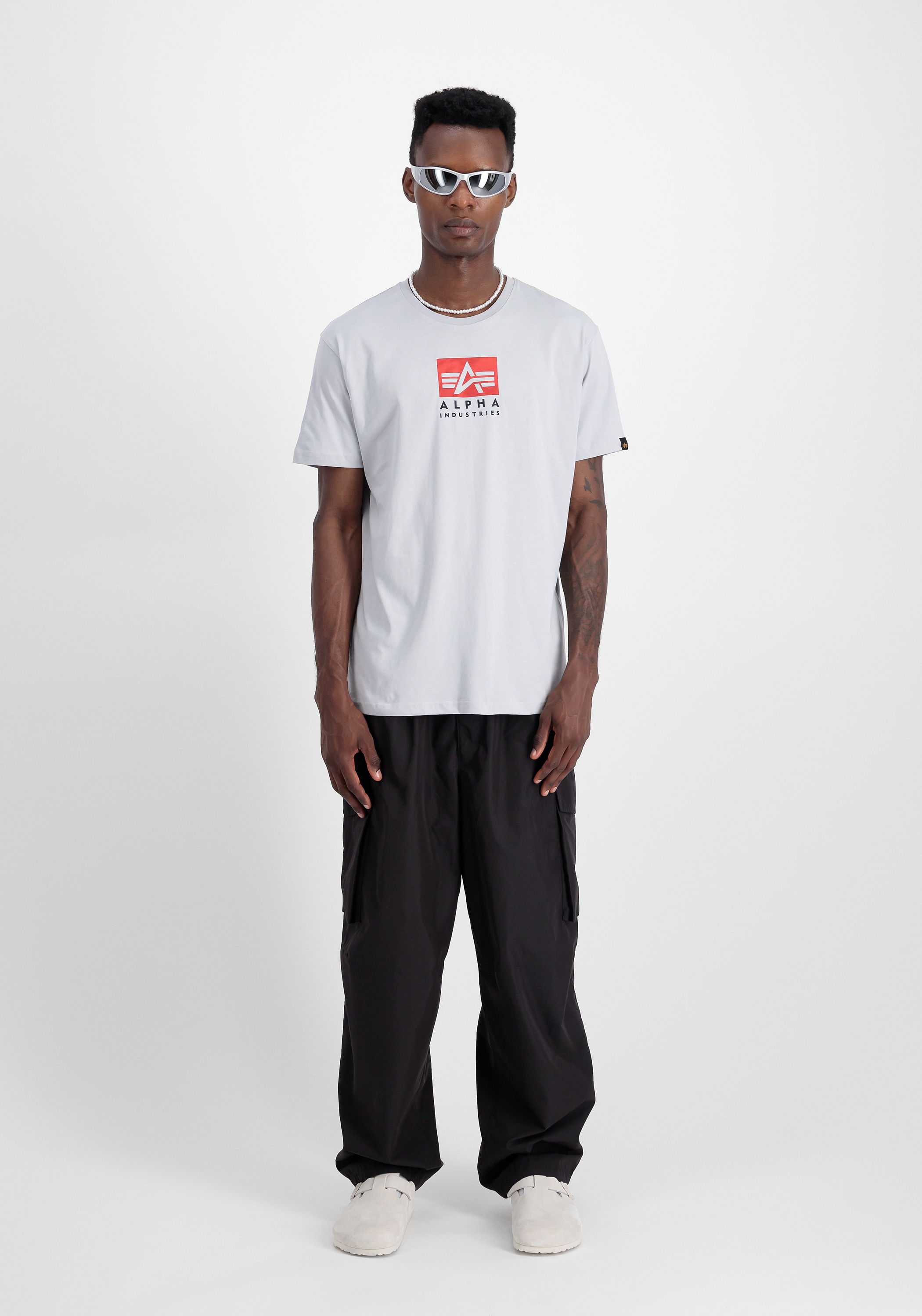 Alpha Industries T-Shirt »Alpha Industries Men - T-Shirts Satin Logo T«