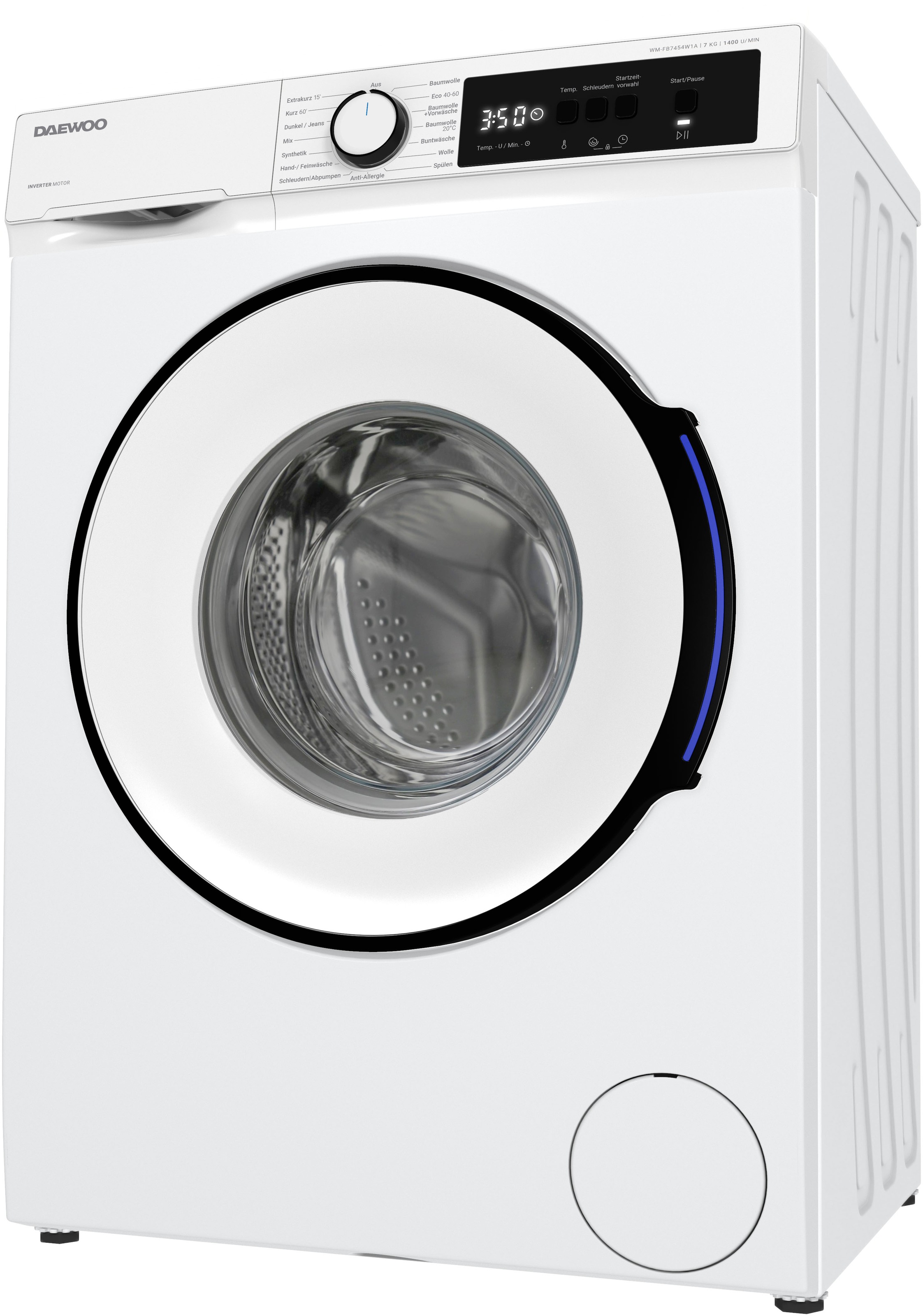 Daewoo Waschmaschine »WM-FB7454W1A-DE«, 7 kg, 1400 U/min