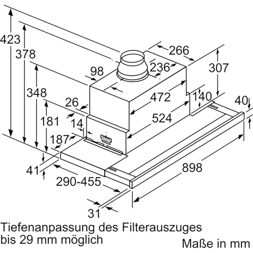 SIEMENS Flachschirmhaube »LI99SA684«, Serie iQ700