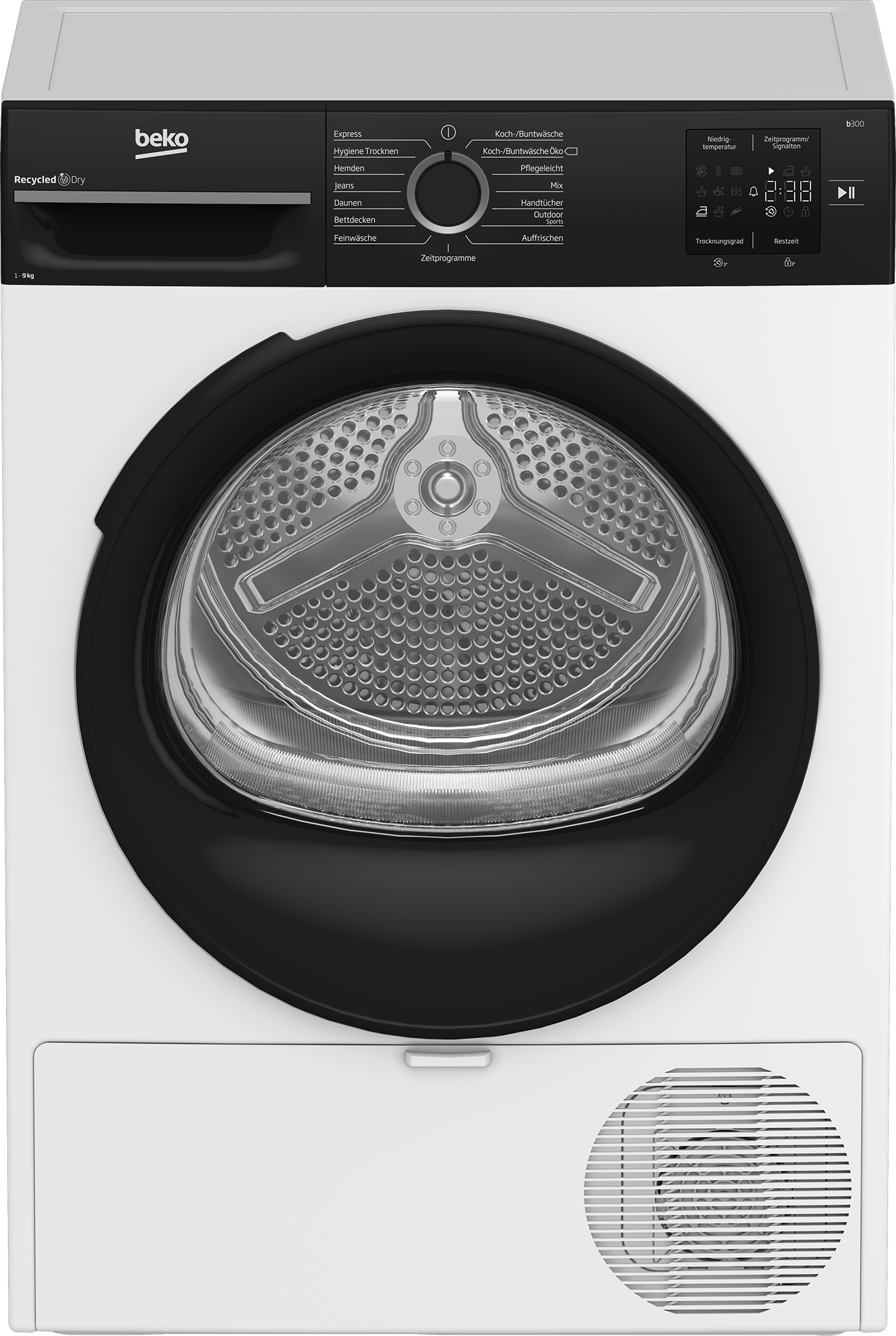 BEKO Kondenstrockner »BM3T39230W«, 9 kg, mit Wärmepumpentechnologie