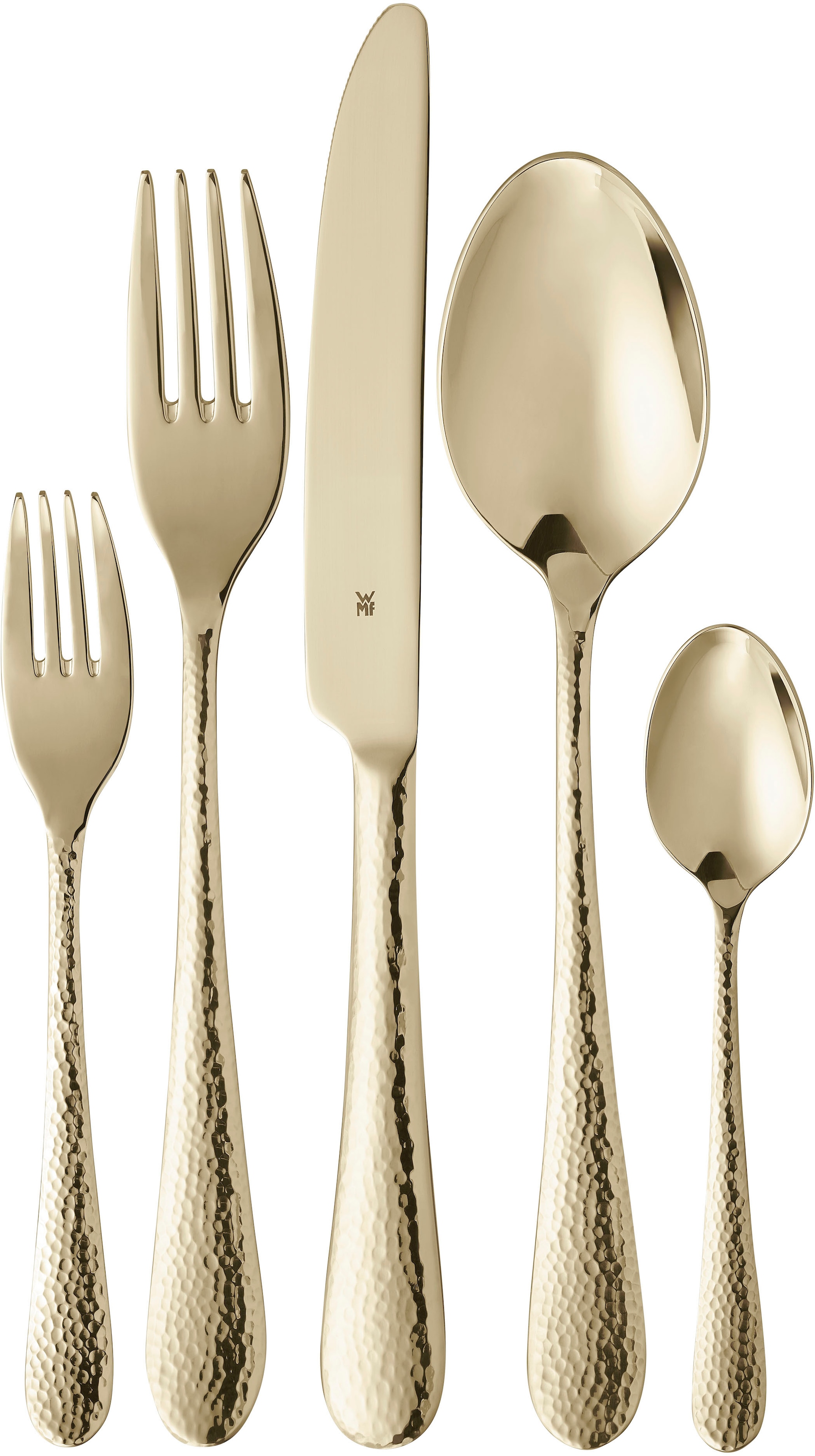 WMF Besteck-Set »Sitello«, (Set, 30 tlg.), geschmiedete Messer, farbecht, W günstig online kaufen