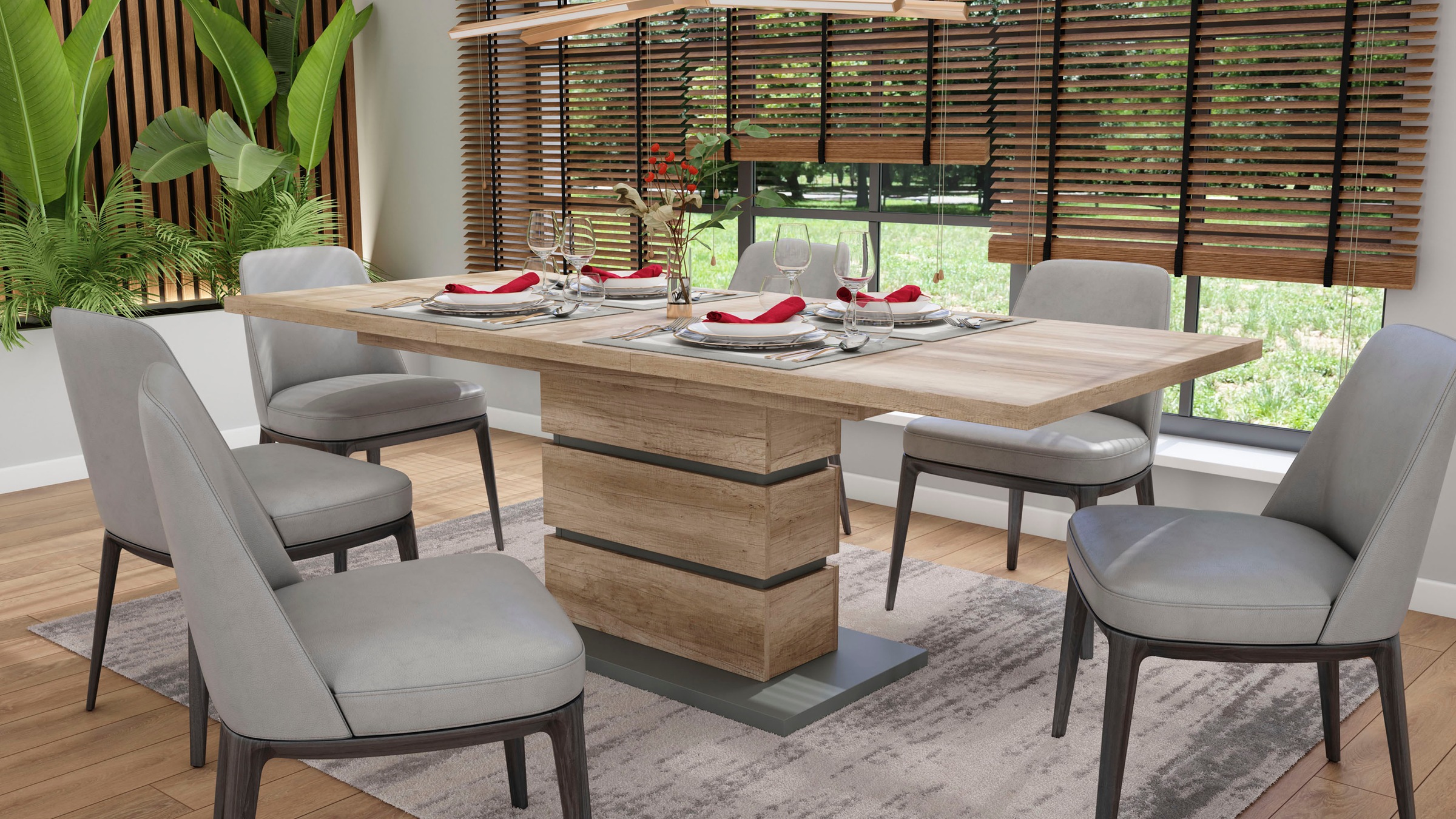 9. Bild von byLIVING Esstisch »Bea«, mit Auszugfunktion, in 2 Breiten 140-190 cm oder 160-215 cm