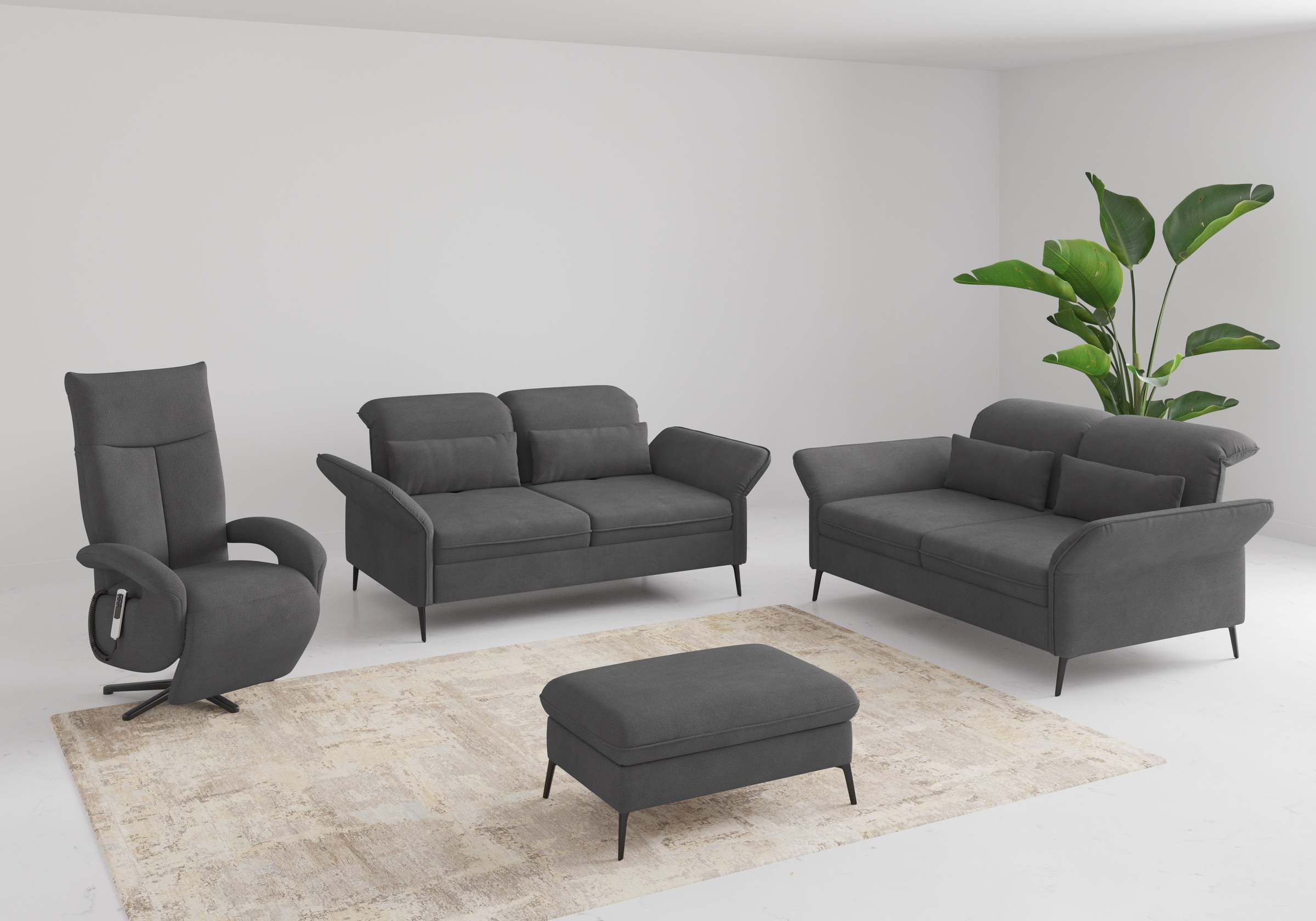 sit&more 2,5-Sitzer »Emely«, mit Sitztiefenverstellung, optional mit Bettfunktion