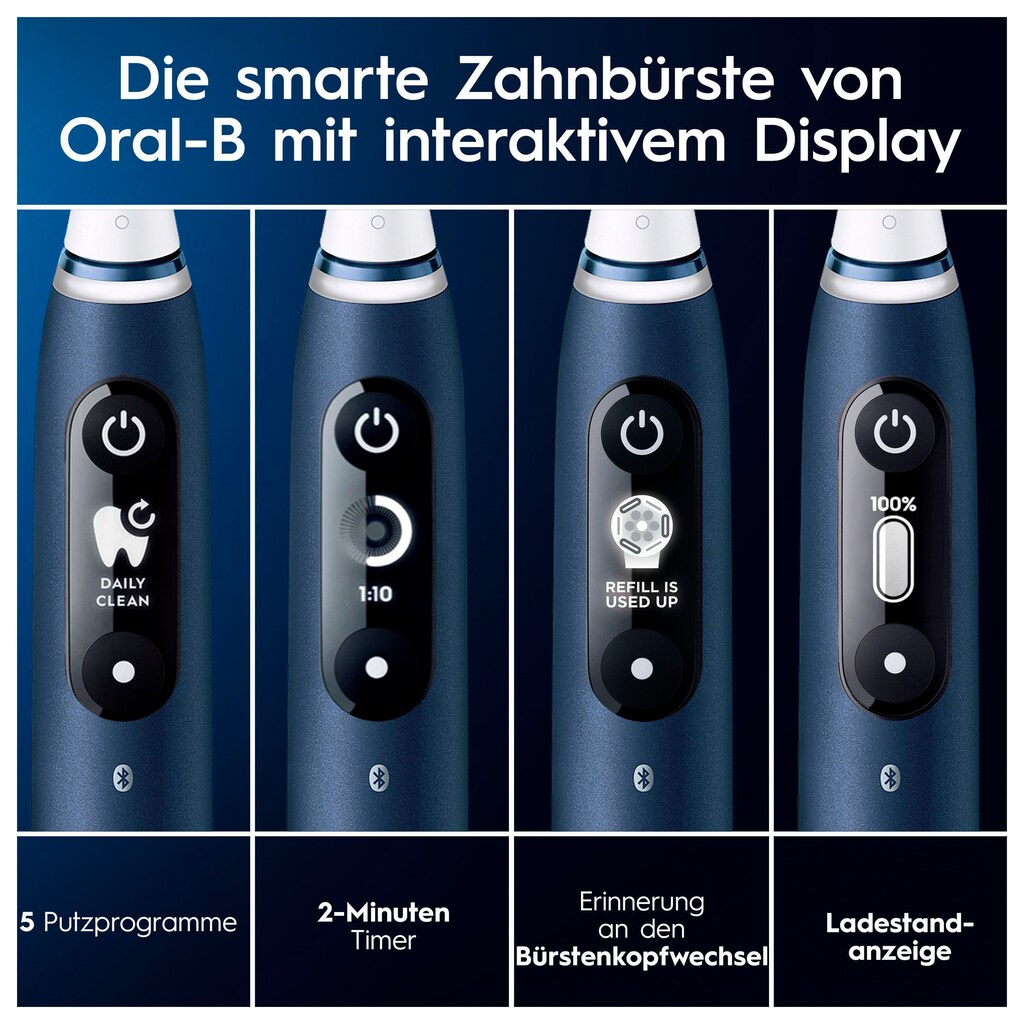 Oral-B Elektrische Zahnbürste »iO 7«, 2 St. Aufsteckbürsten