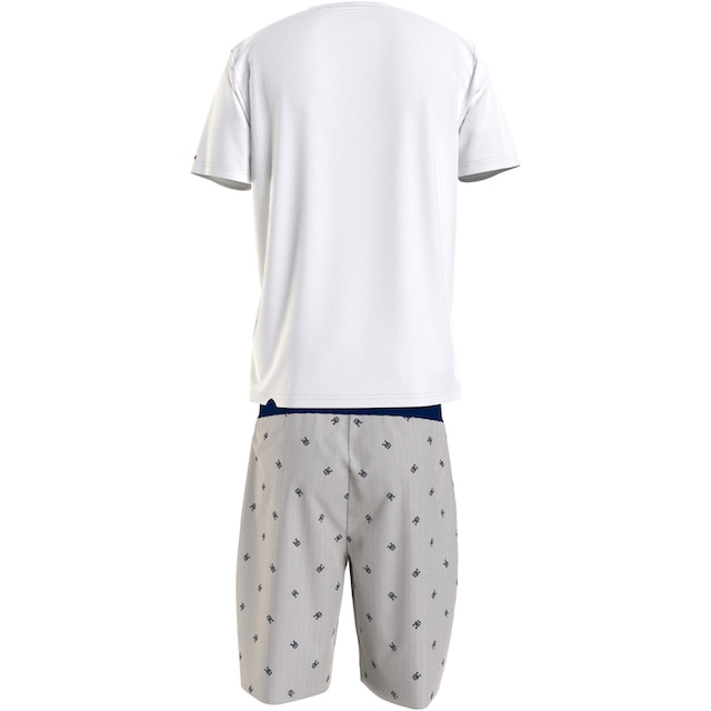 Tommy Hilfiger Underwear Pyjama »SS TEE WOVEN SET PRINT«, (Set, 2 tlg.), mit  Logo-Muster online bei