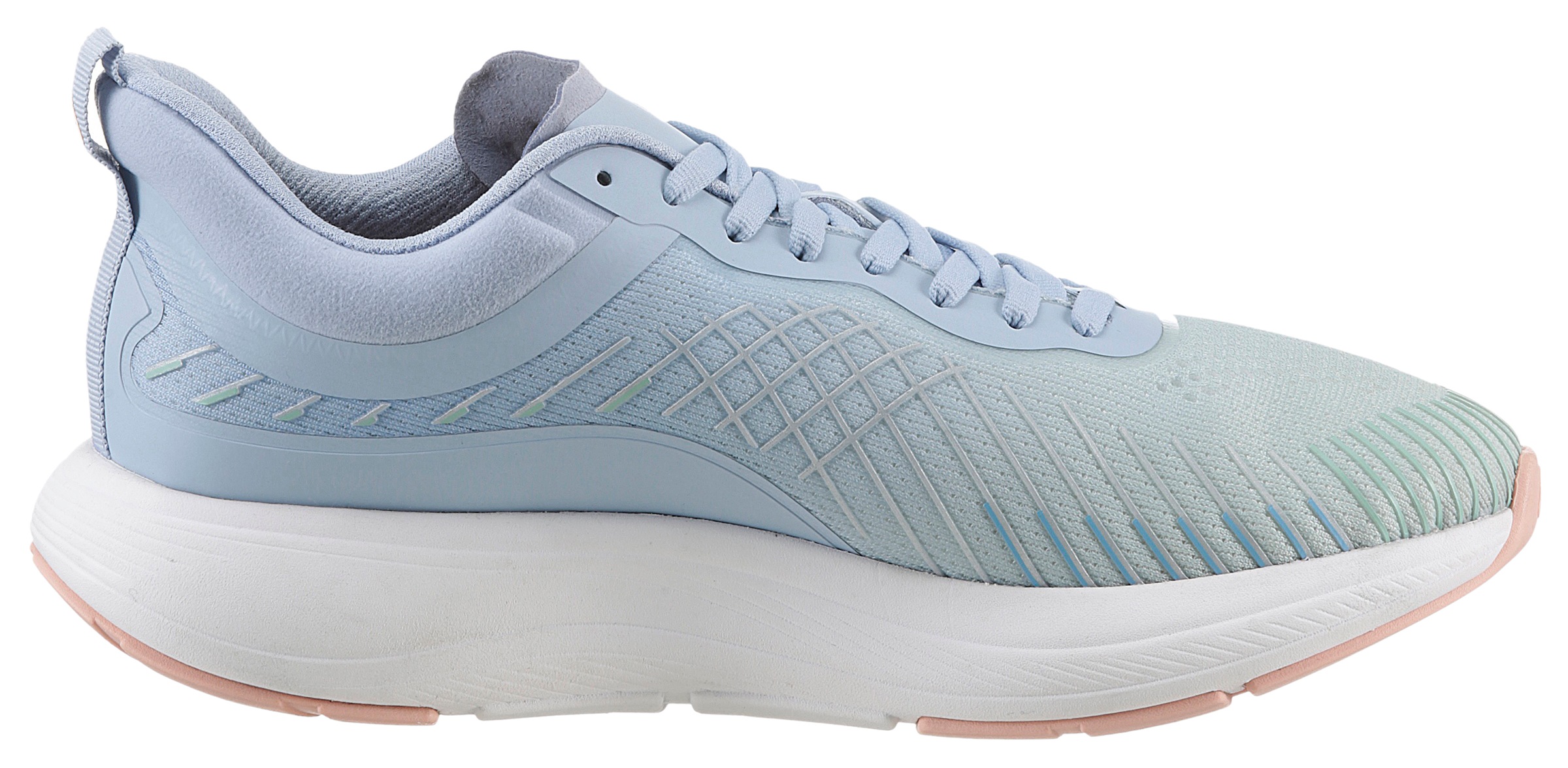 Fitflop Sneaker »FF RUNNER OMBRE-EDITION MESH RUNNING SNEAKERS«, mit NEODYNAMIC-Ausstattung, Freizeitschuh, Halbschuh, Schnürschuh