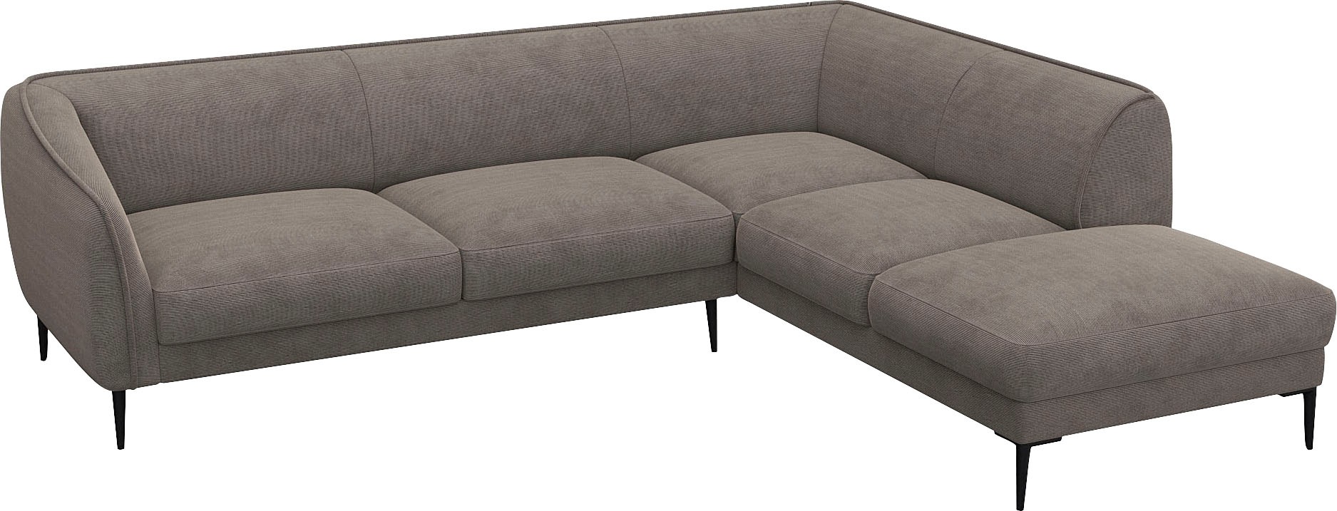 FLEXLUX Ecksofa »Belle Designsofa, L-Form, B/T 268/209 cm«, Skandinavisches günstig online kaufen