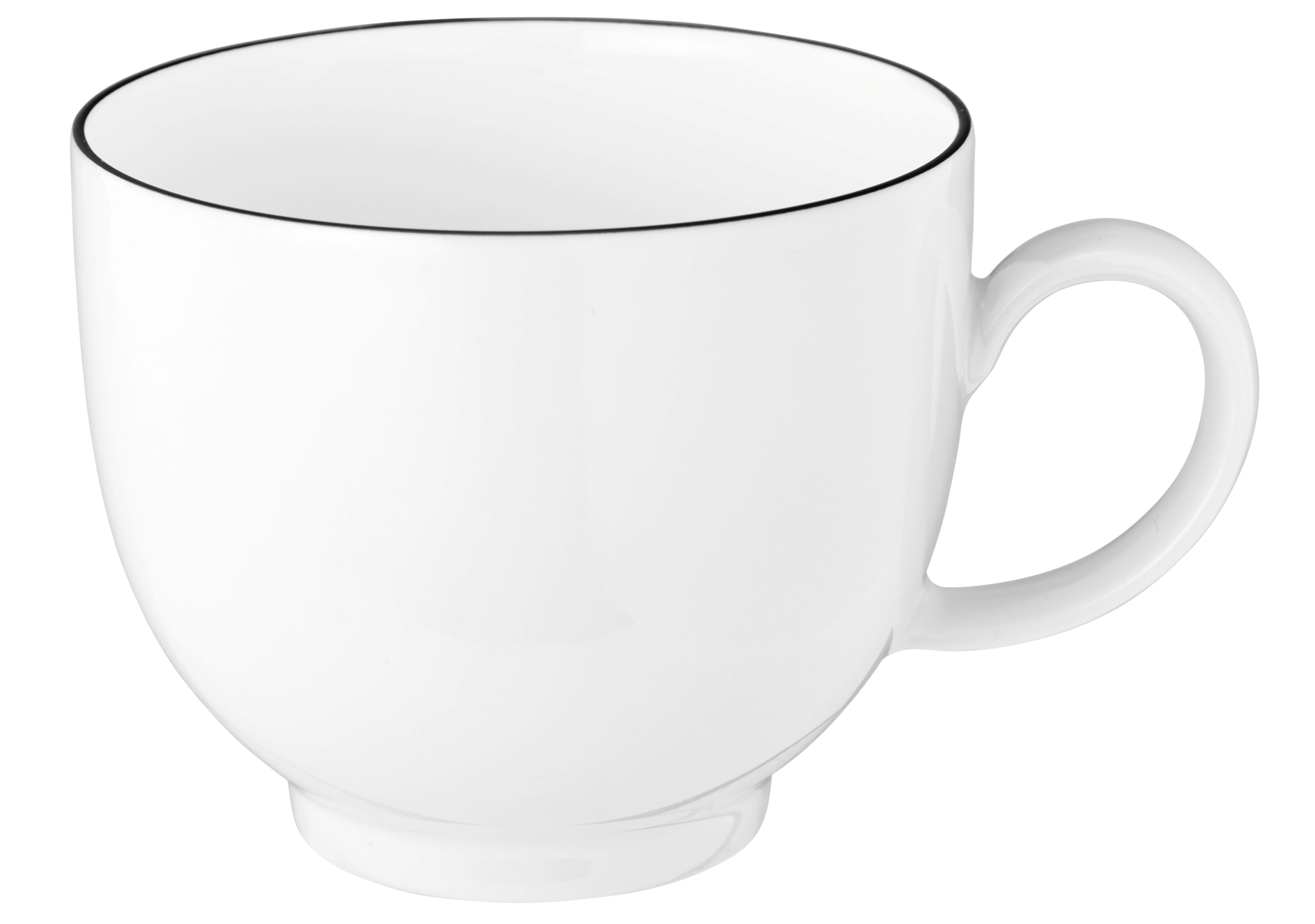 Seltmann Weiden Tasse »Lido Black Line« Kaffeeobertasse 0,22 l günstig online kaufen