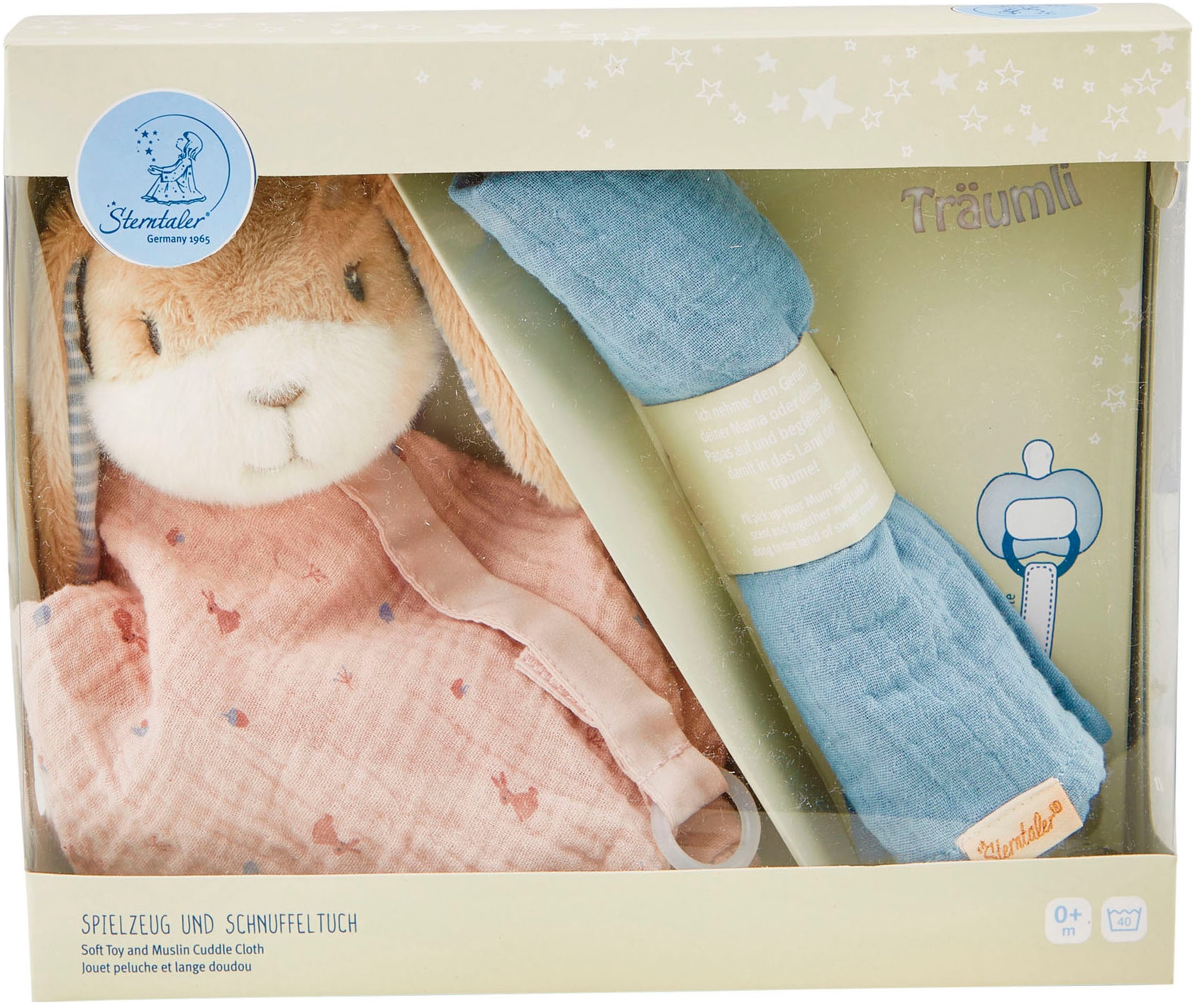 Sterntaler® Schmusetuch »Träumli-Set Hase Hanni« Set, 
