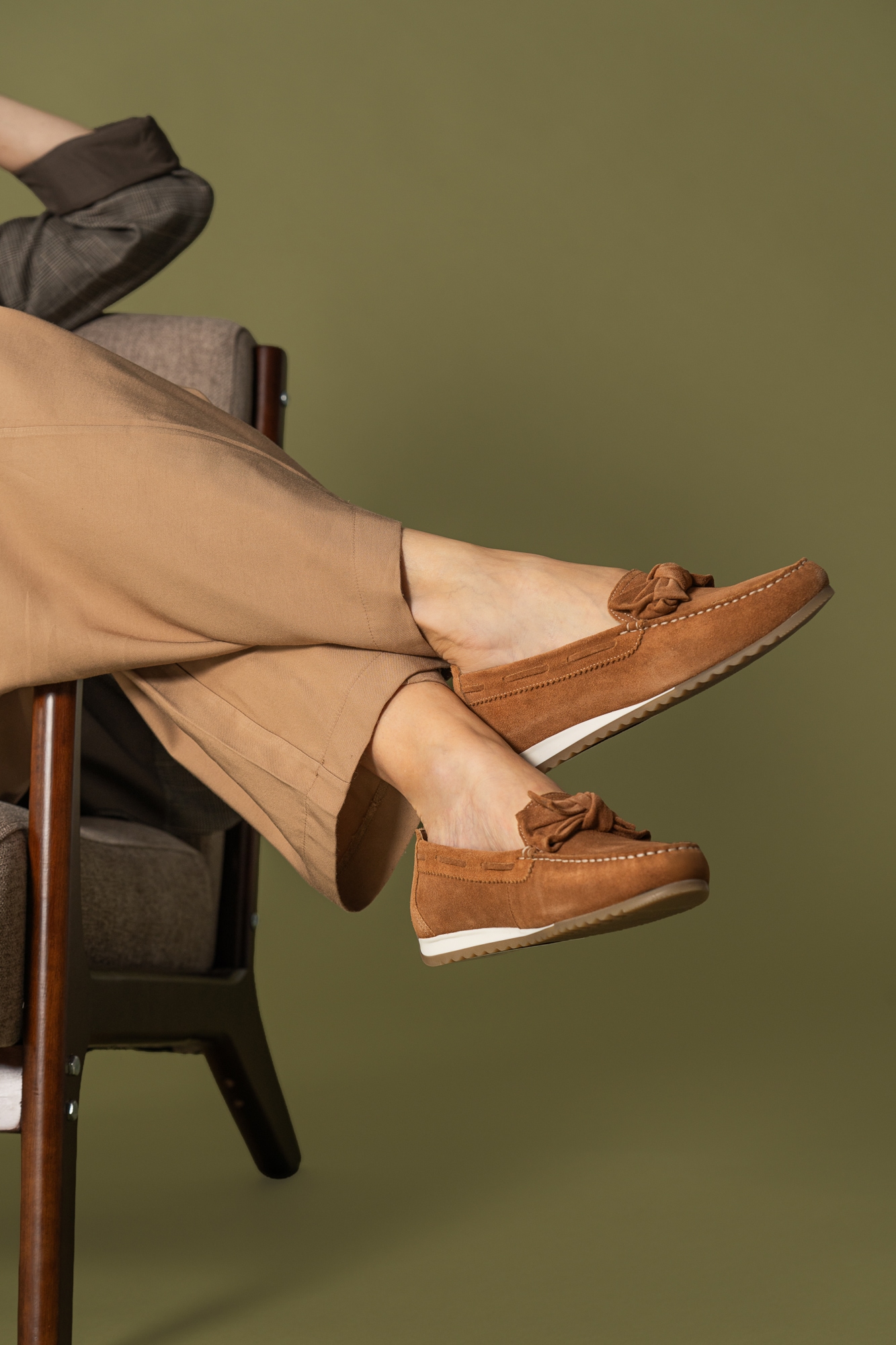 Ara Mokassin »NEW PORT«  Schlupfschuh, Slipper mit Wechselfußbett, G-Weite