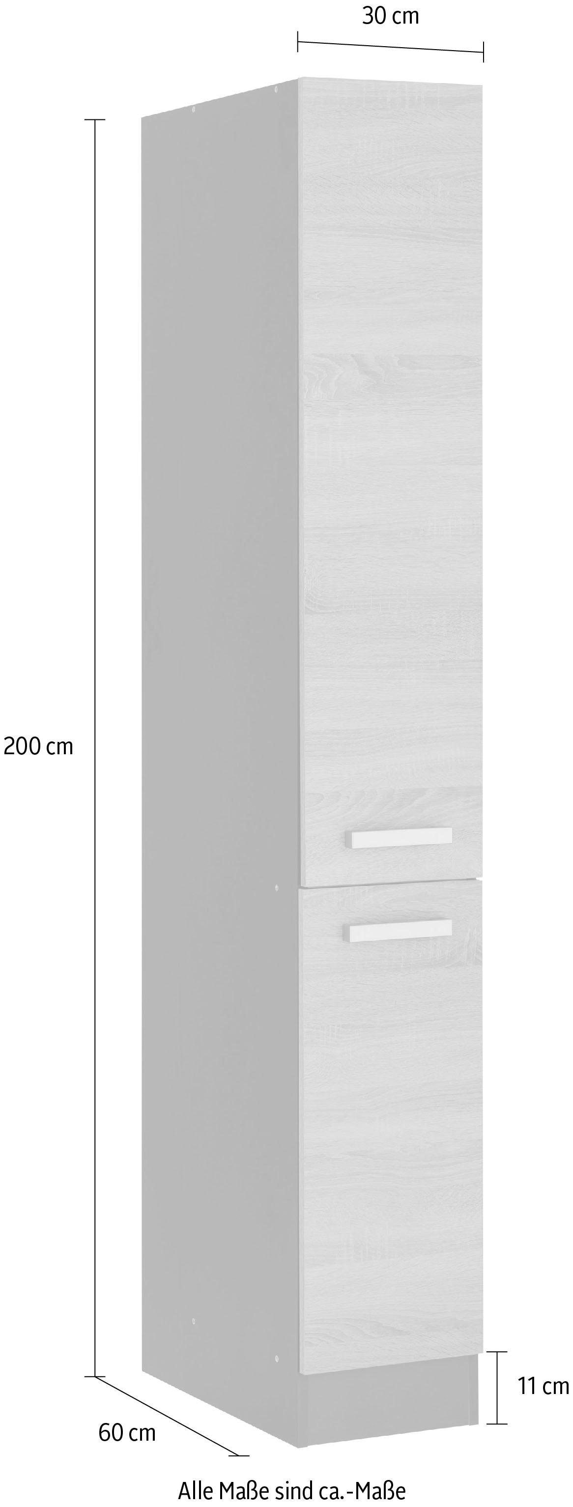 KOCHSTATION Apothekerschrank »KS-Gera«, Breite 30 cm