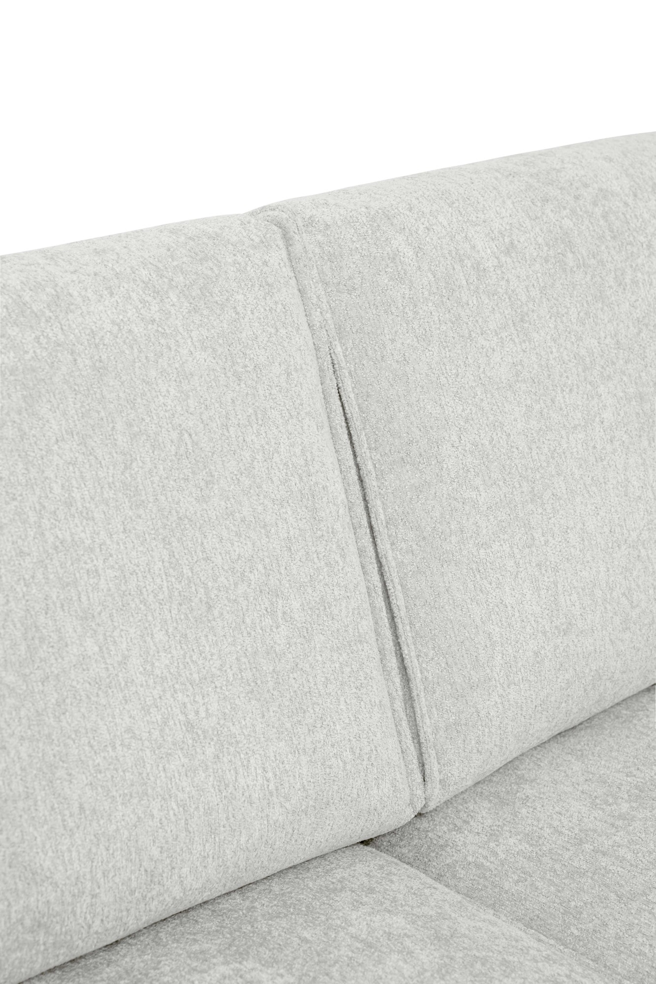 Places of Style 3-Sitzer »Oland«, 224 cm, Wellenunterfederung, Skandi-Design, Metallfüße