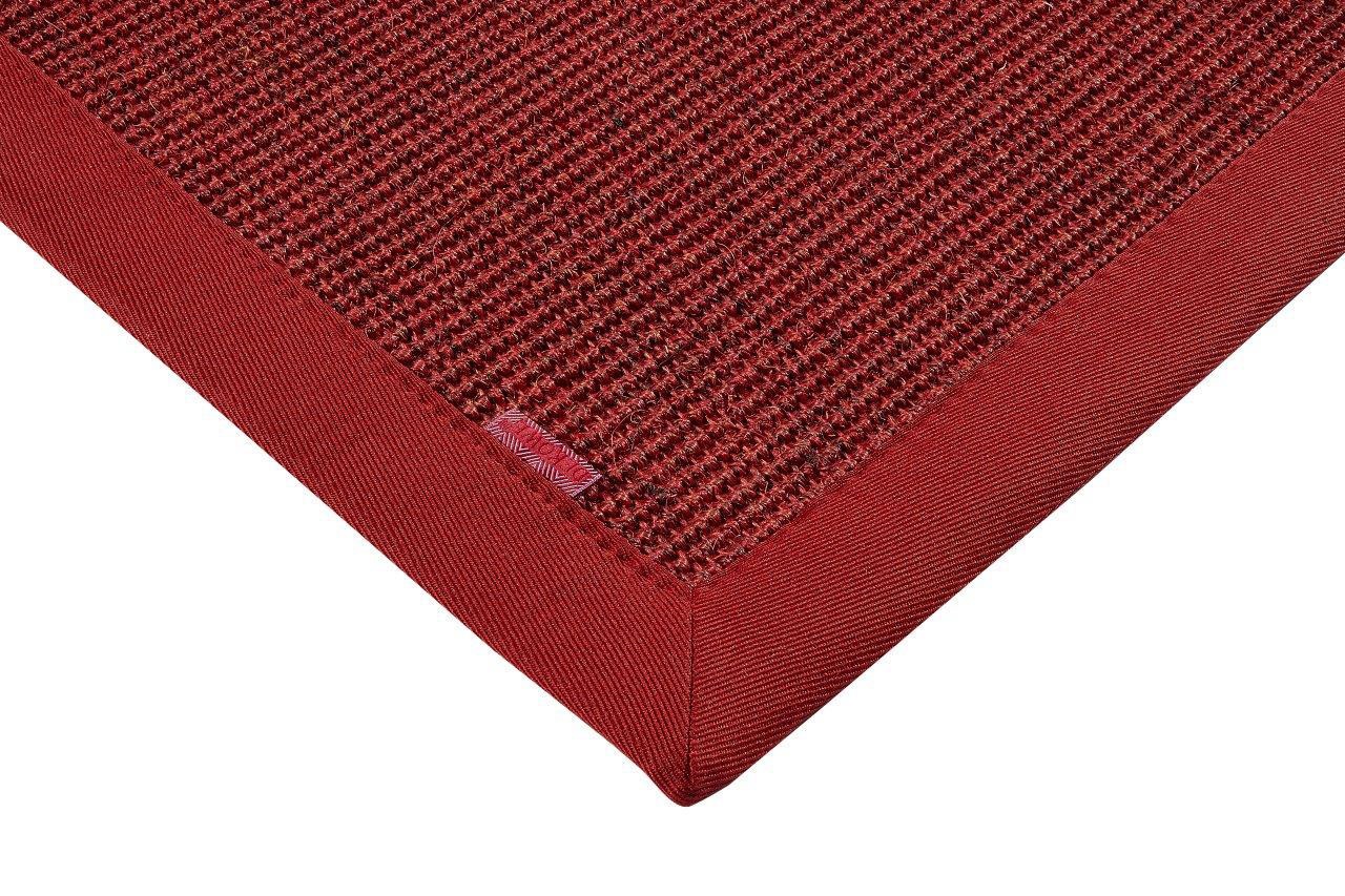 Dekowe Sisalteppich »Mara S2 mit Bordüre«, rechteckig, 5 mm Höhe, Flachgewebe, Material: 100% Sisal, Wohnzimmer