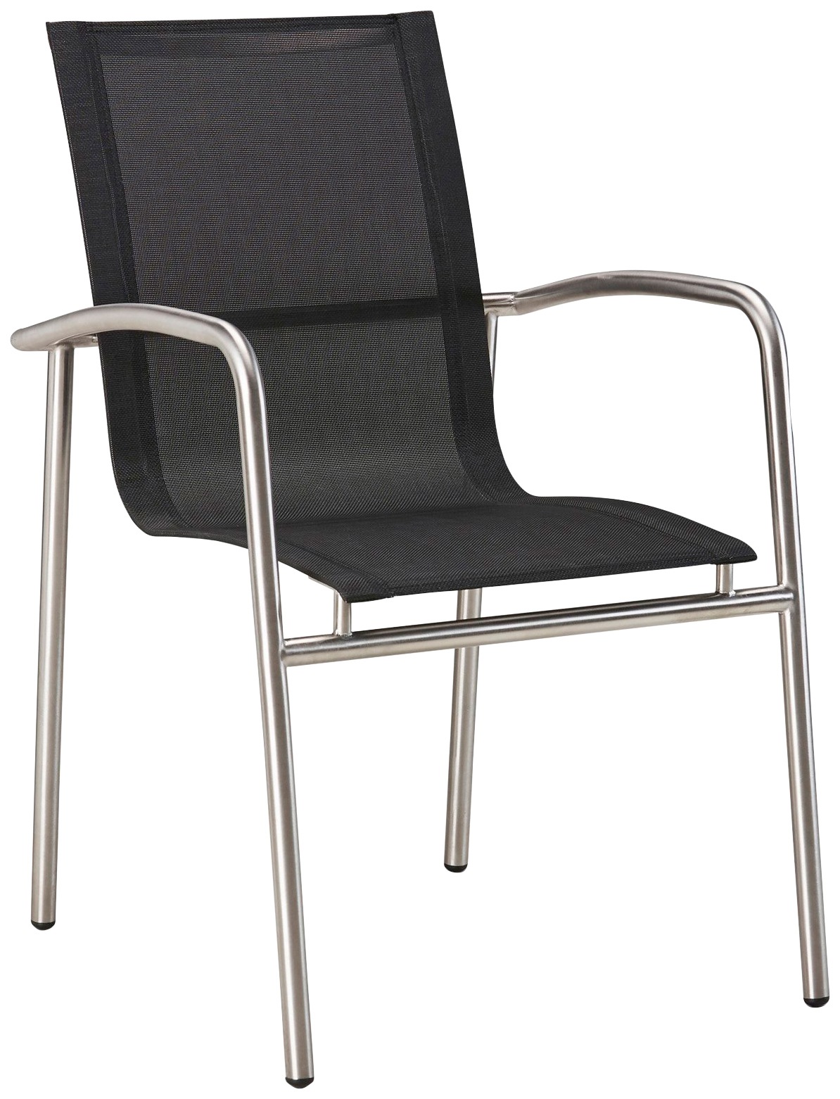 BEST Gartensessel »Khartum« 1 Stk. tlg. Aluminium, stapelbar schwarz