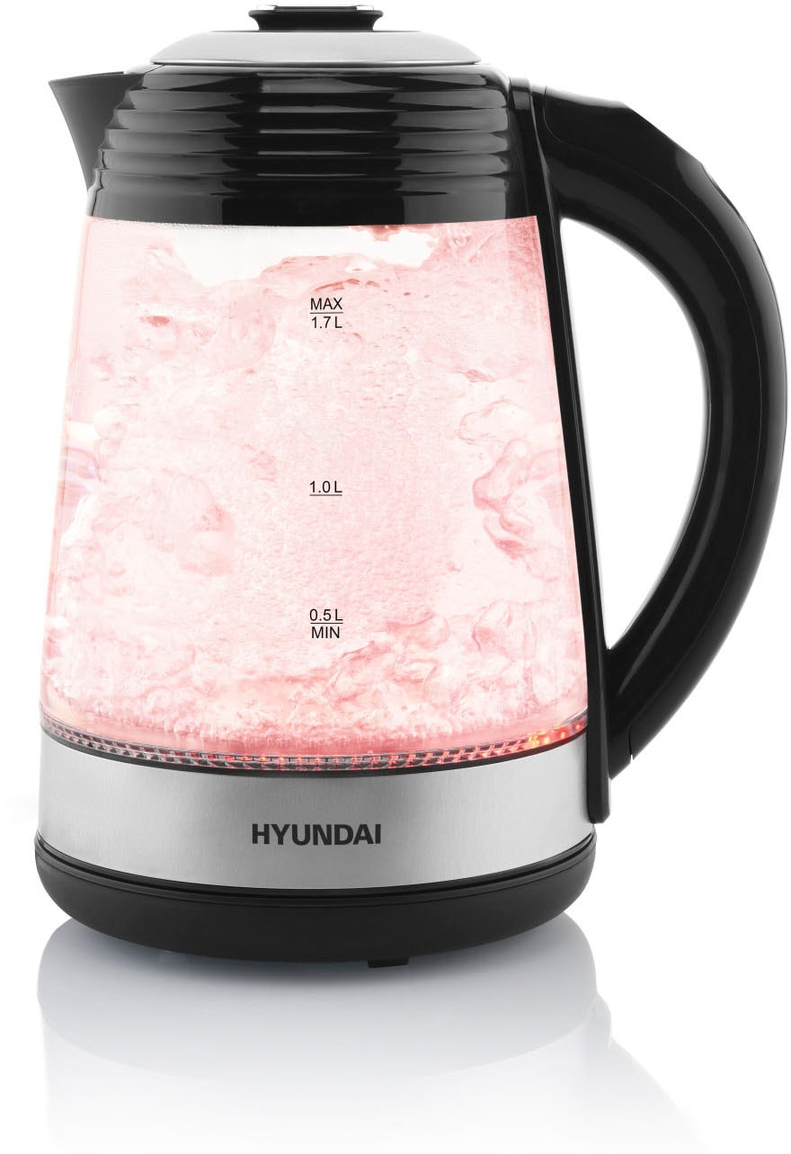 Hyundai Wasserkocher »VK780«, 1,7 l, 2200 W, Temperaturregelung von 40 bis 100 °C, KEEP WARM-Funktion bis 120 Min