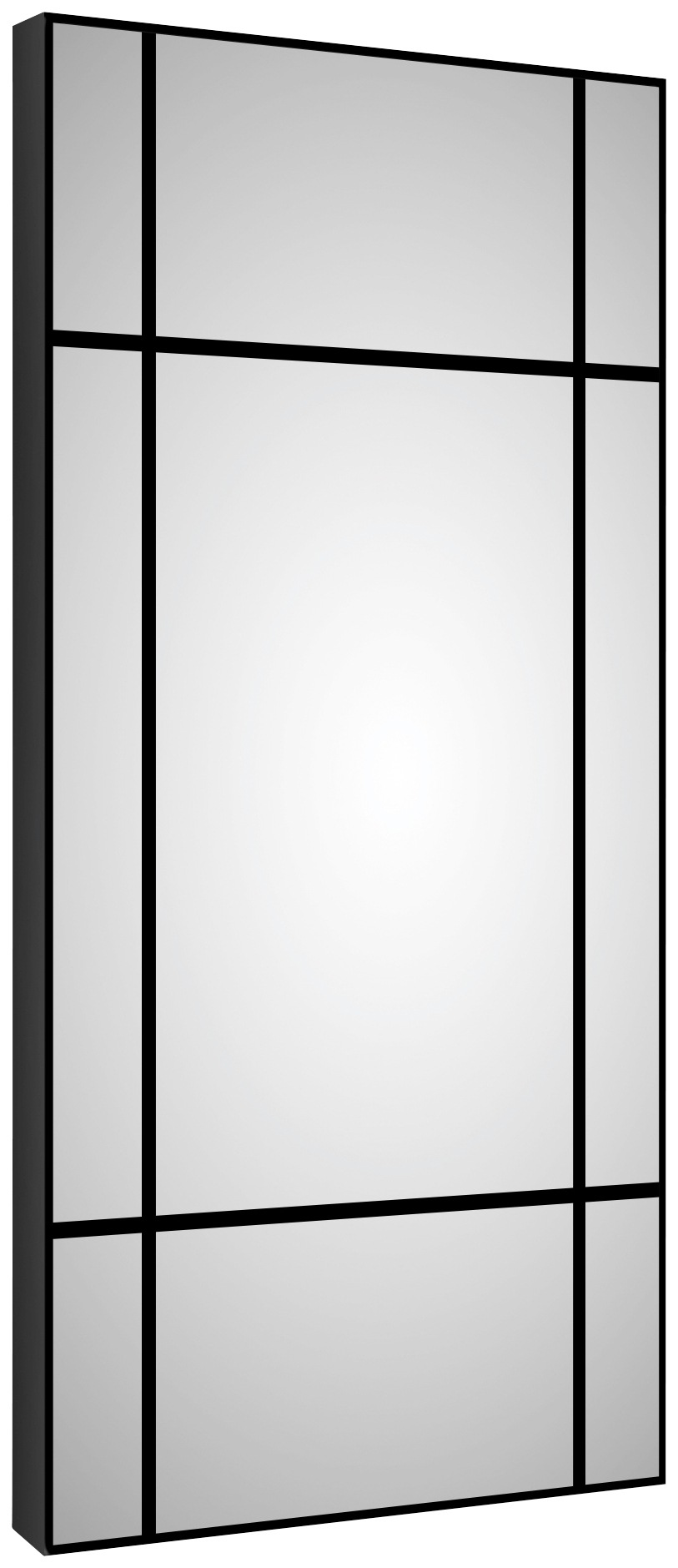 Talos Wandspiegel, dekorativer Spiegel mit Aluminiumrahmen, BxH: 60x120 cm günstig online kaufen