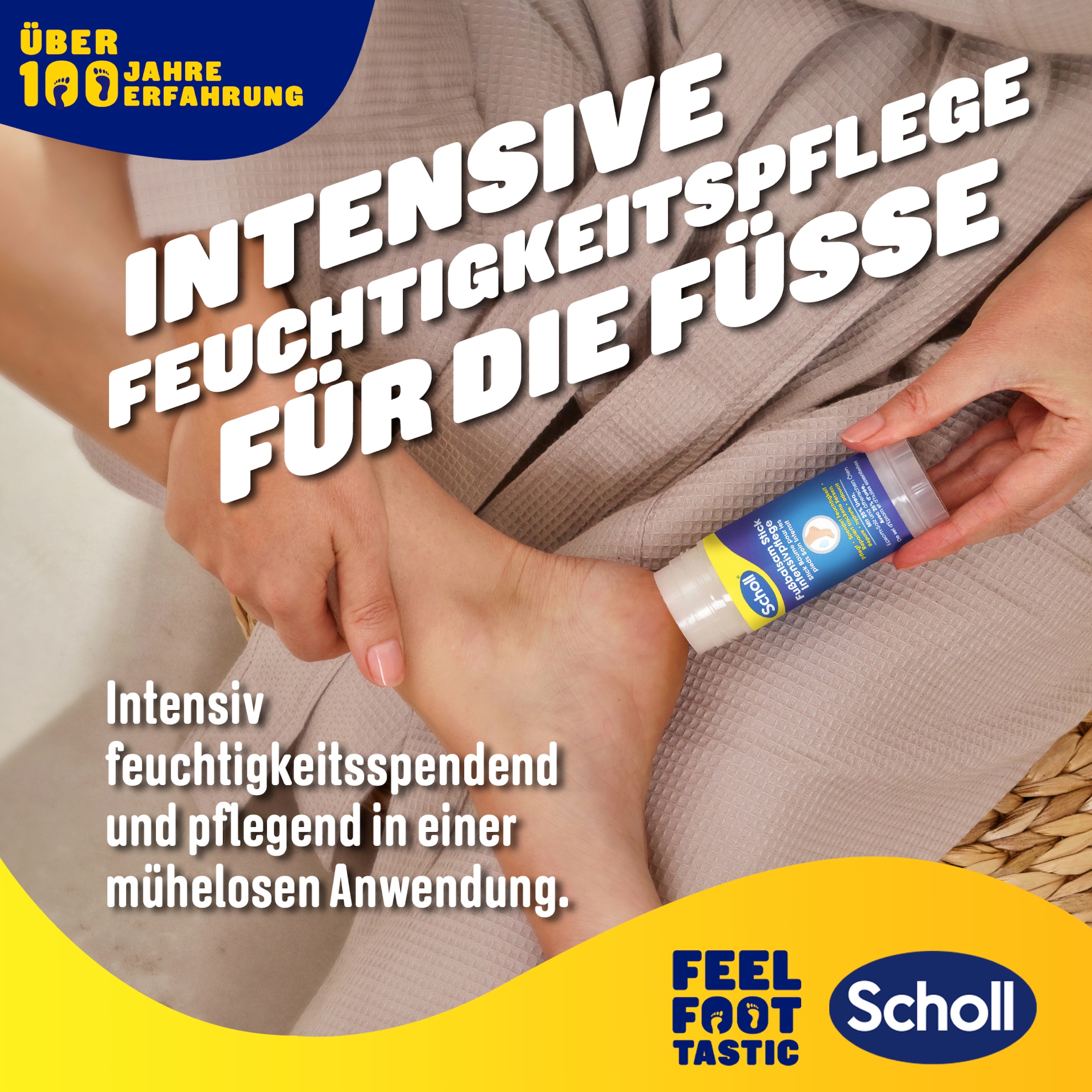 Scholl Fußbalsamstick »Fußbalsam Stick«, (Intensivpflege für trockene & rissige Fersen)