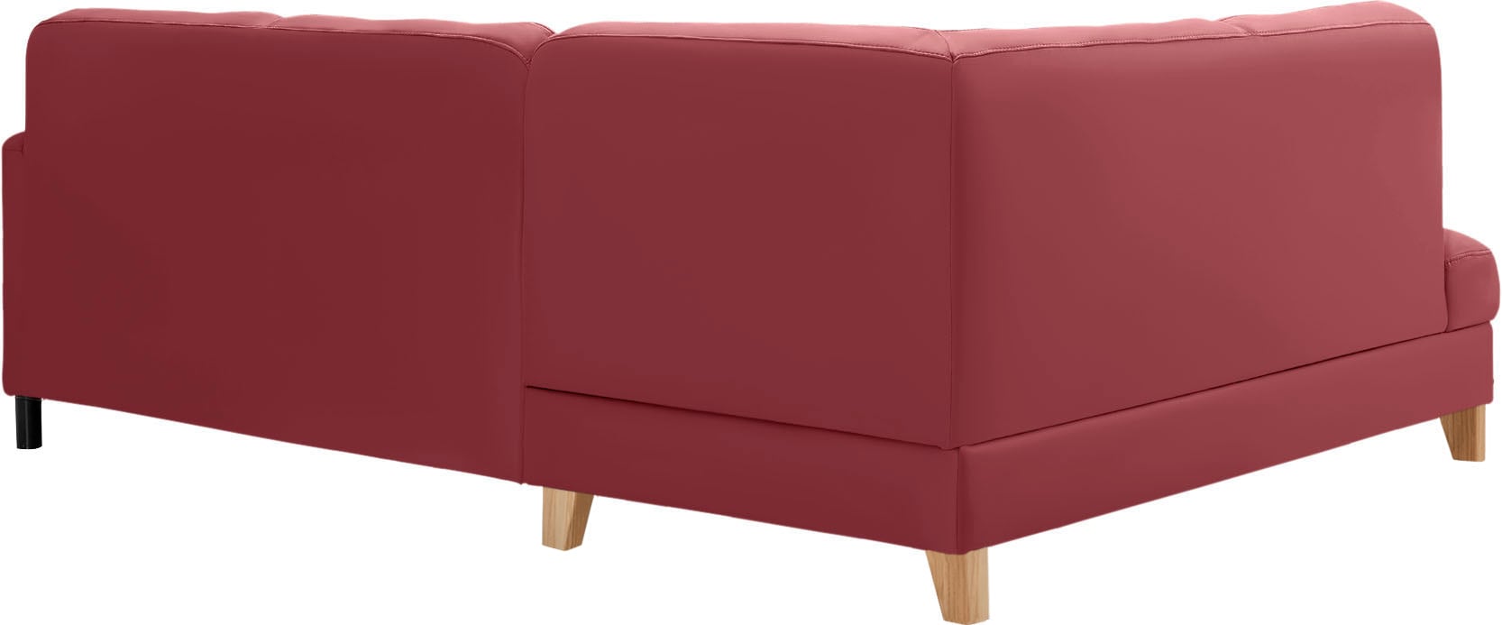exxpo - sofa fashion Ecksofa »Elio, kompakt und komfortabel, bequem, zeitloses Design, L-Form«, wahlweise mit Bettfunktion und Bettkasten