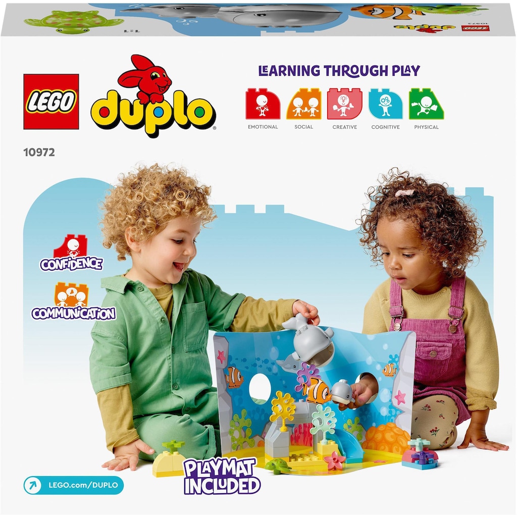 LEGO® Konstruktionsspielsteine »Wilde Tiere des Ozeans (10972), LEGO® DUPLO«, (32 St.)