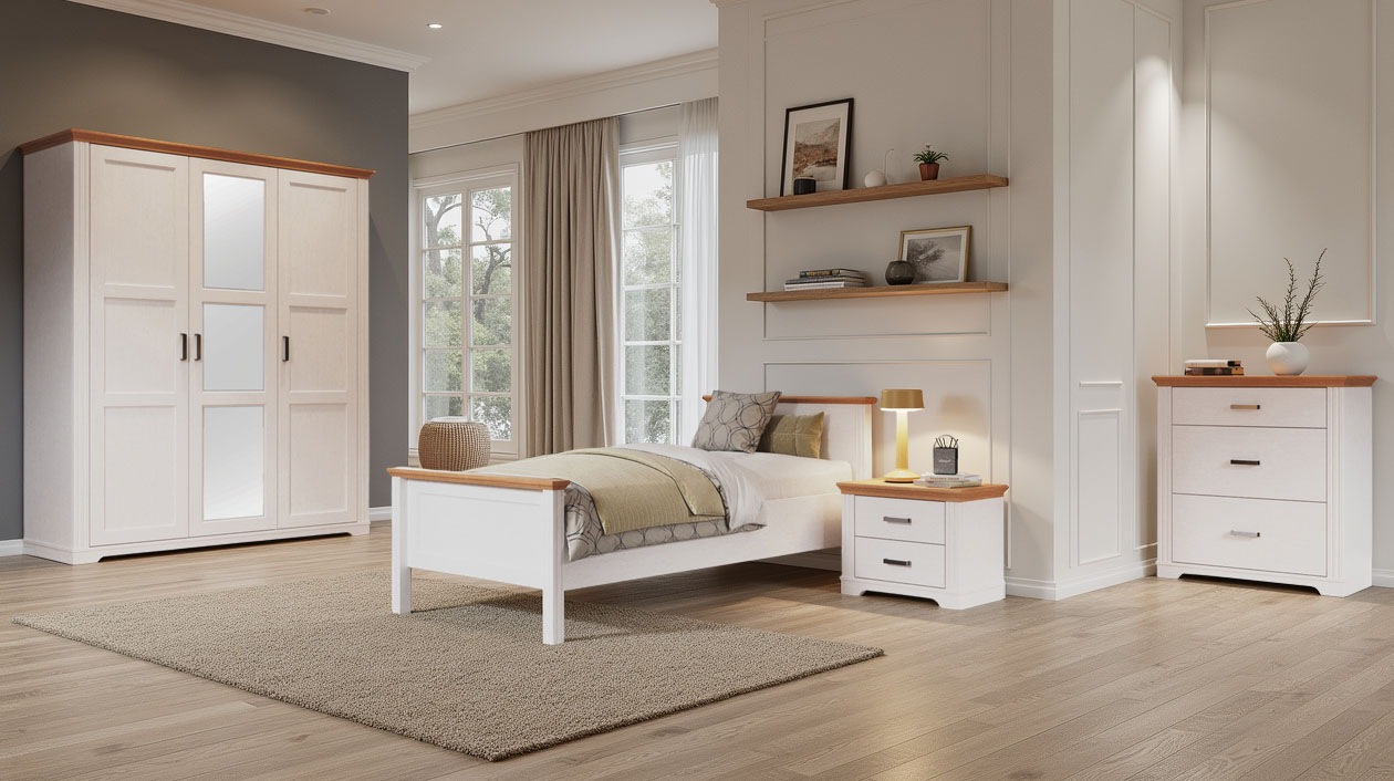 Inter Link Drehtürenschrank »Kleiderschrank Maluno« 1 Stk. tlg. Kiefer Massiv, Soft-Close, BxTxH: ca. 166,40 x 64 x 208 cm