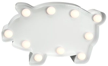 MARQUEE LIGHTS LED Dekolicht »Pig« LED-Modul 1 Stk. Warmweiß Wandlampe, Tis günstig online kaufen