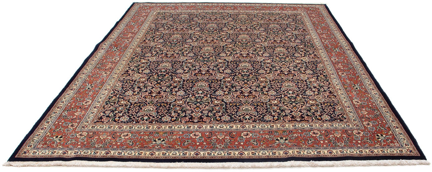 morgenland Wollteppich »Moud Blumenmuster Nero 274 x 219 cm«, rechteckig, 1 günstig online kaufen