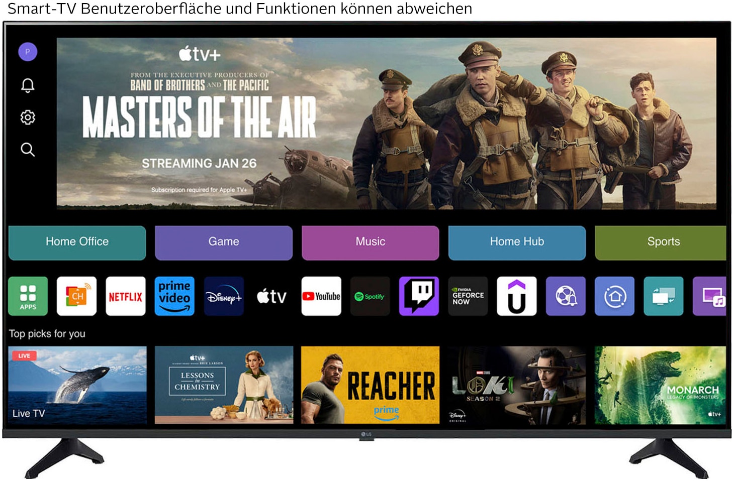 LG LED-Fernseher »50UA73006LA«, 4K Ultra HD, Smart-TV