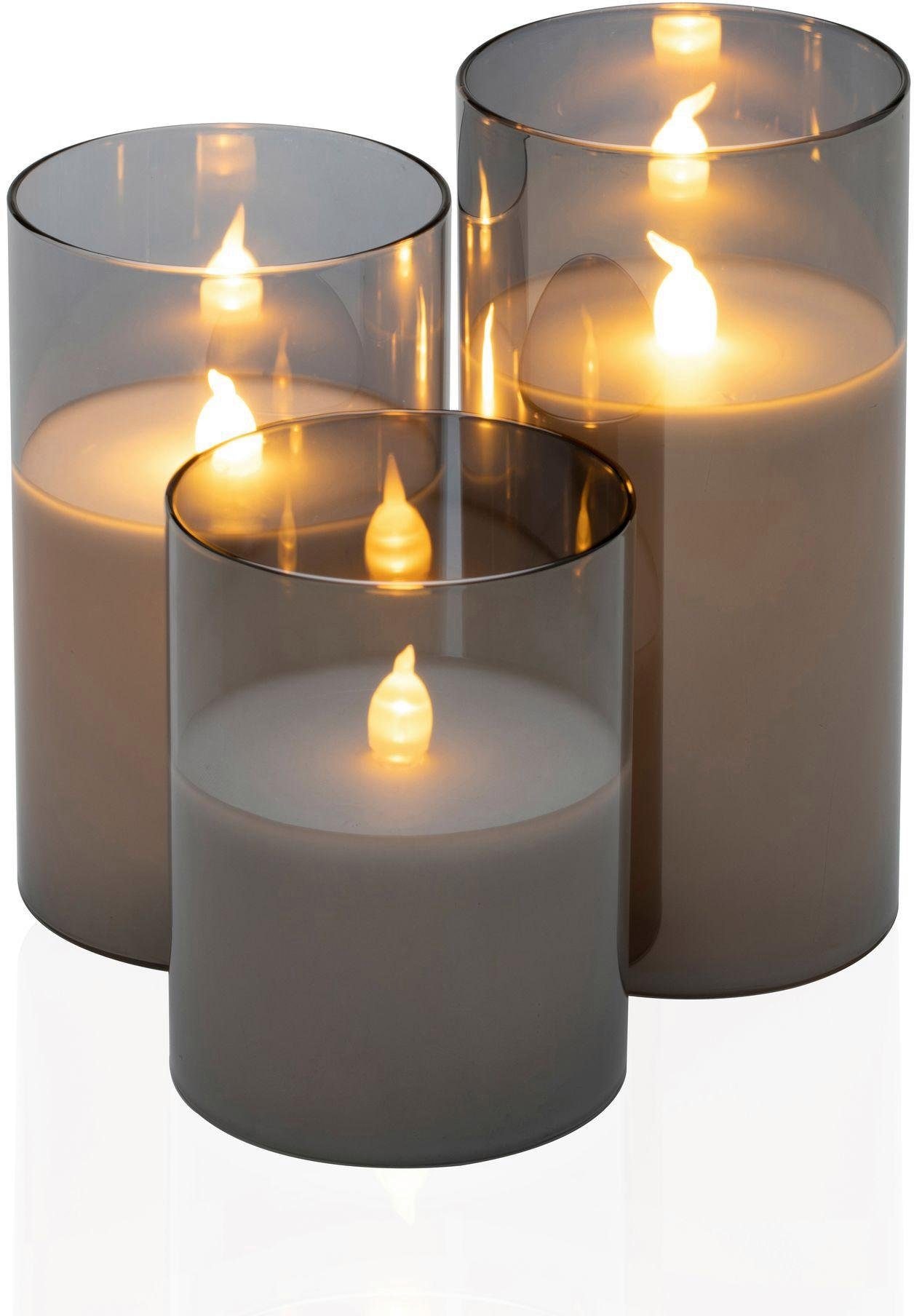 Pauleen LED-Kerze »Classy Smokey Candle«, Wachskerze auf Rechnung bestellen