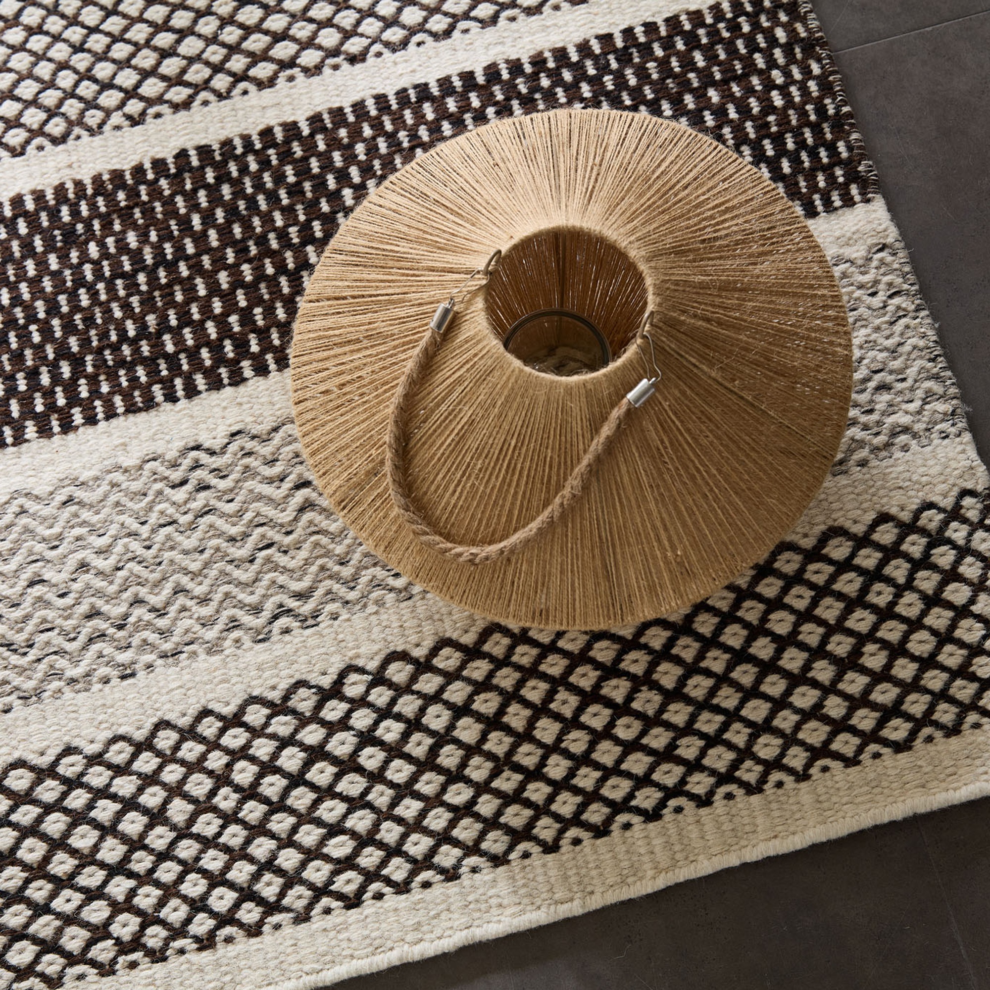 OTTO home Wollteppich »Diemlern« rechteckig 10 mm Höhe Handweb Teppich, rei günstig online kaufen