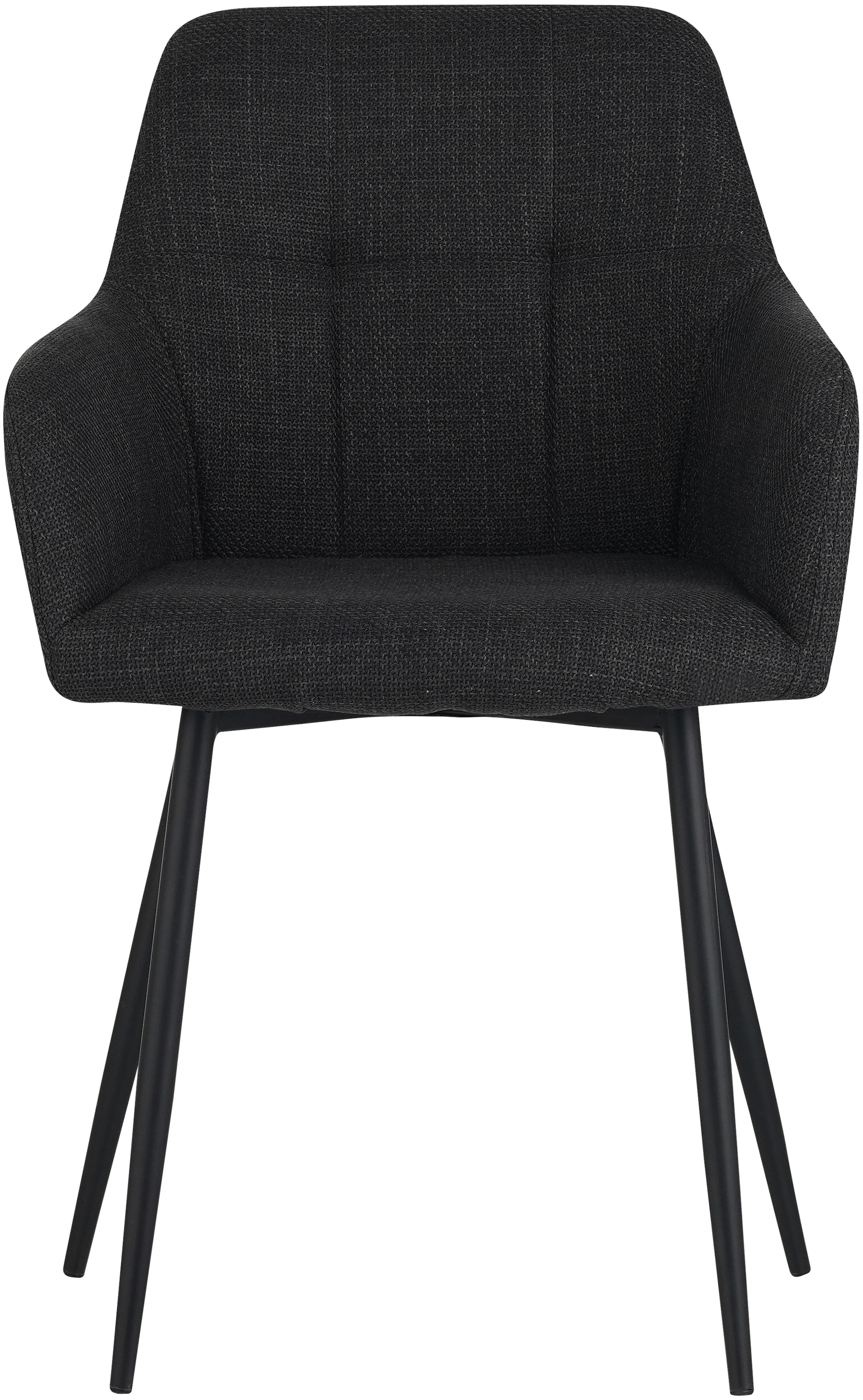 HELA Essgruppe »MOSEL«, (3 tlg.), Tisch 90x75 cm, Platte rund, gesinterter Stein, Armlehnenstuhl