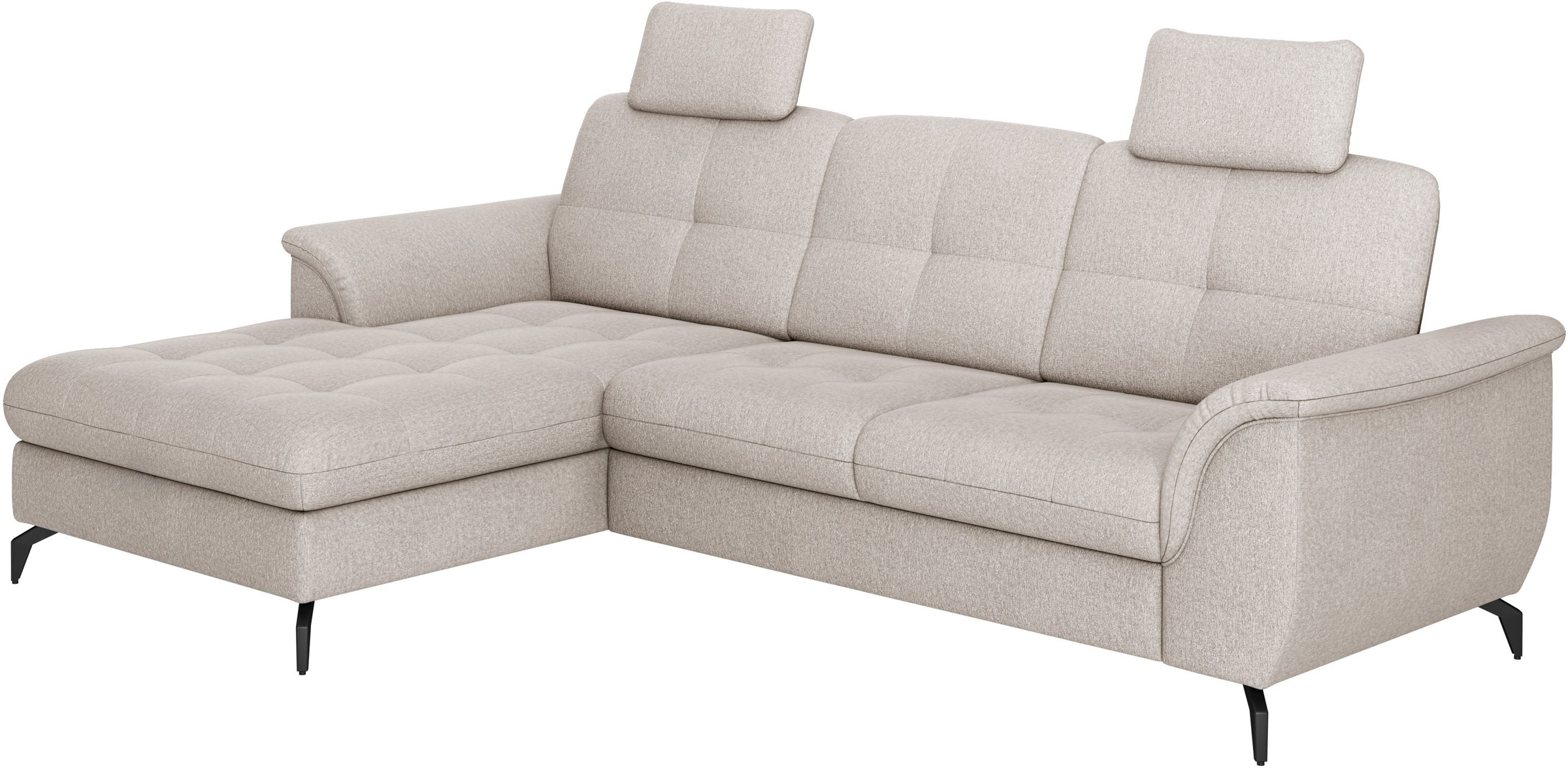 sit&more Ecksofa »Zora L-Form«, wahlweise mit Bettfunktion und Bettkasten