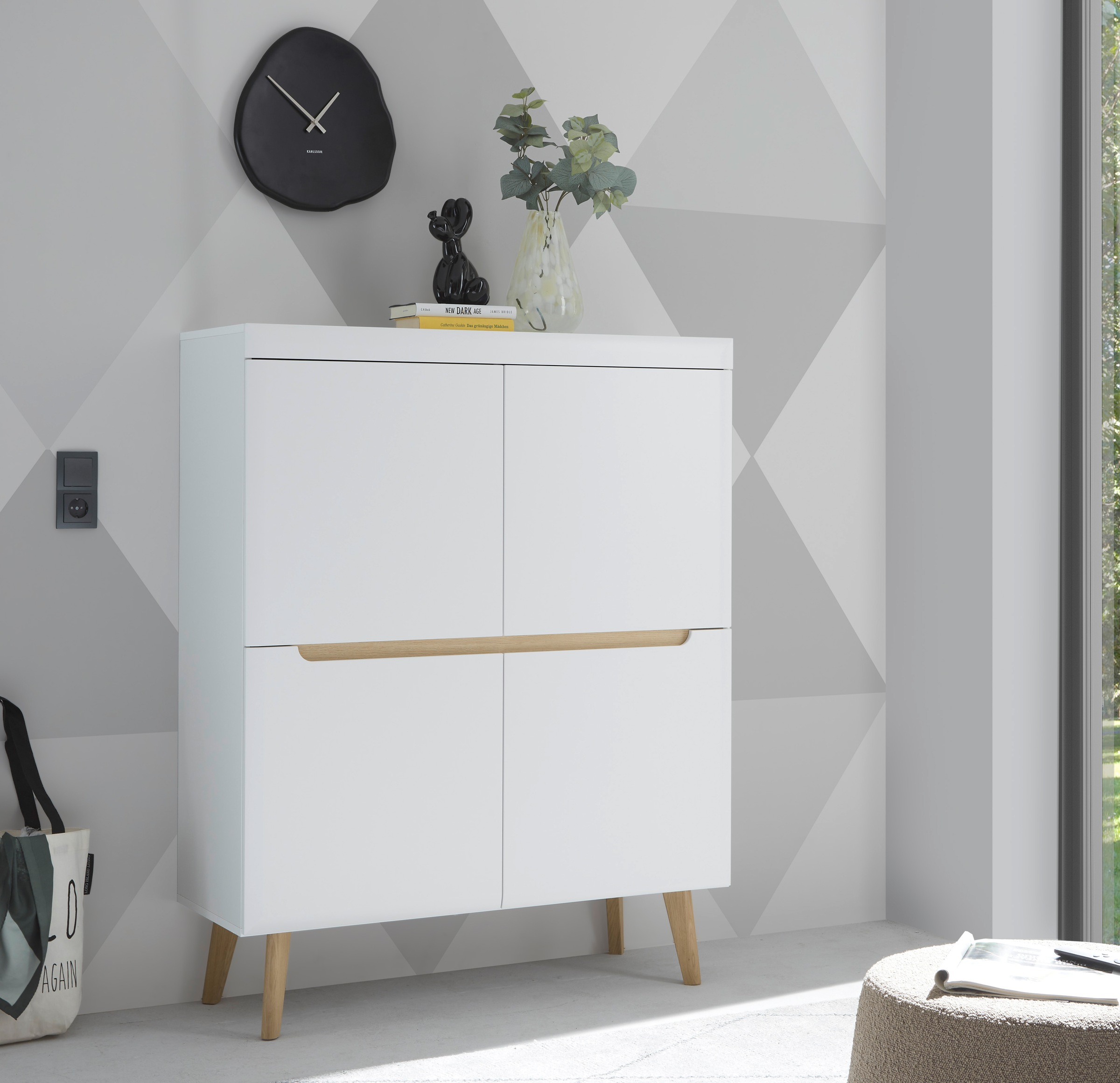 INOSIGN Highboard "Torge, Kommode, Schrank, Sideboard, Anrichte, Mehrzwecks günstig online kaufen