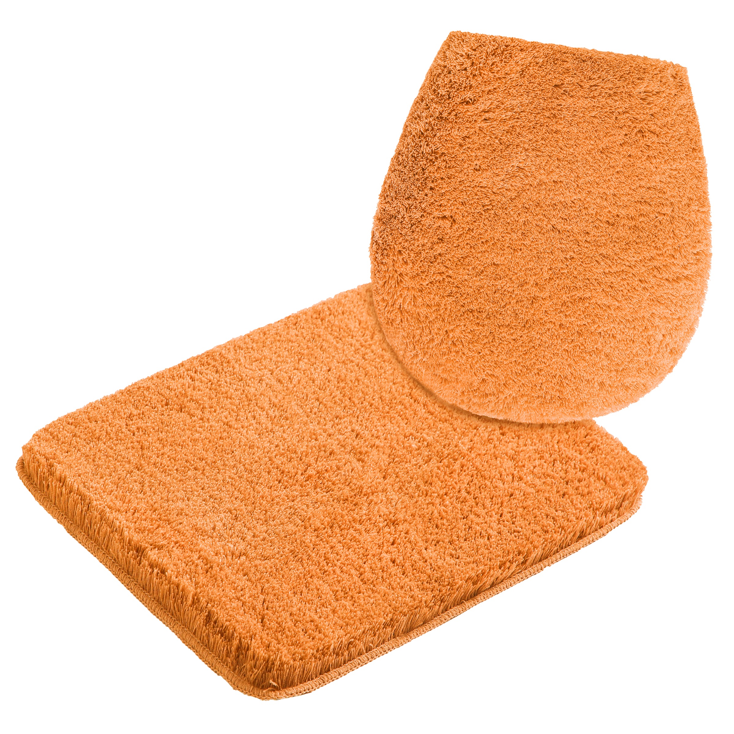 my home Badematte »Merida, Badvorleger, Badezimmer Teppich«, rutschhemmend beschichtet, fußbodenheizungsgeeignet-schnell trocknend-strapazierfähig, Badteppich, Uni Farben, rechteckig, rund & als 2-tlg. Set erhältlich