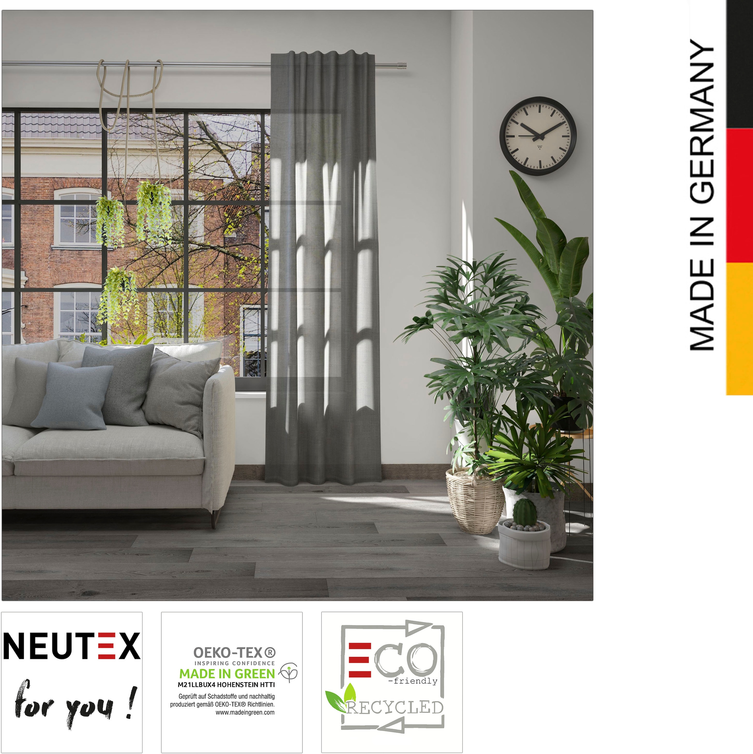 nachhaltig St.), bestellen Neutex »Leon Vorhang for (1 online Eco«, you!