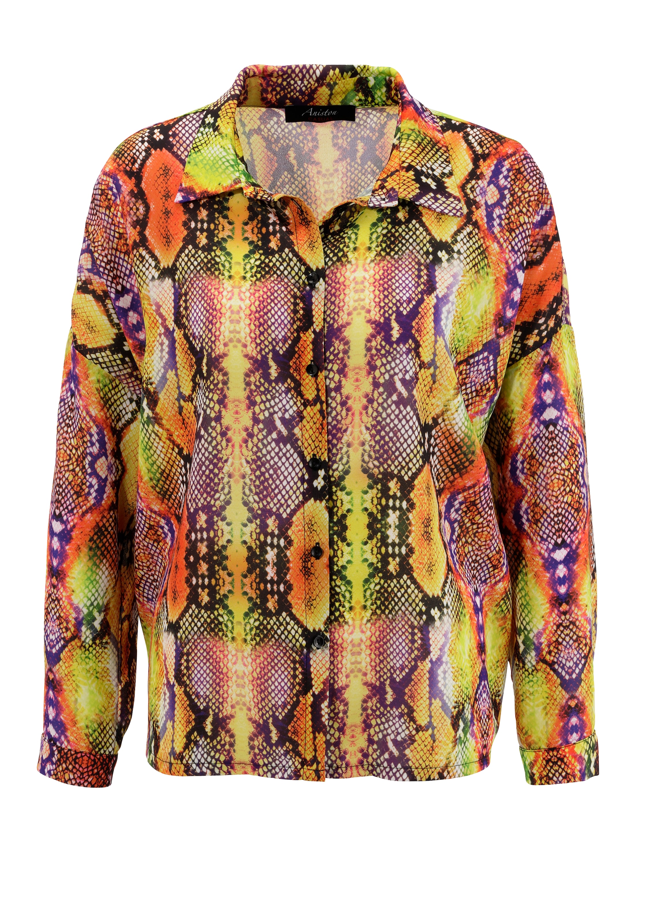 Aniston CASUAL Hemdbluse, mit farbenfrohem Schlangendruck - NEUE KOLLEKTION  bestellen