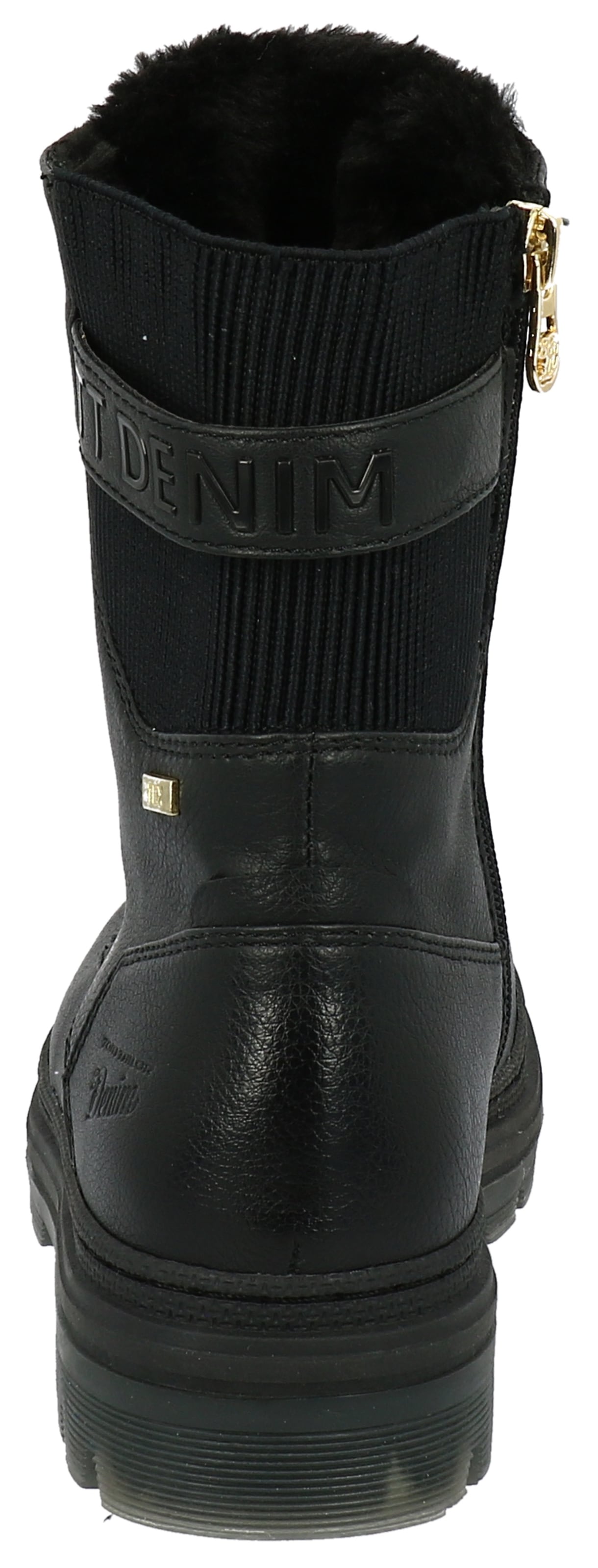 TOM TAILOR Schnürboots  Winterstiefel mit Logoprägung an der Ferse