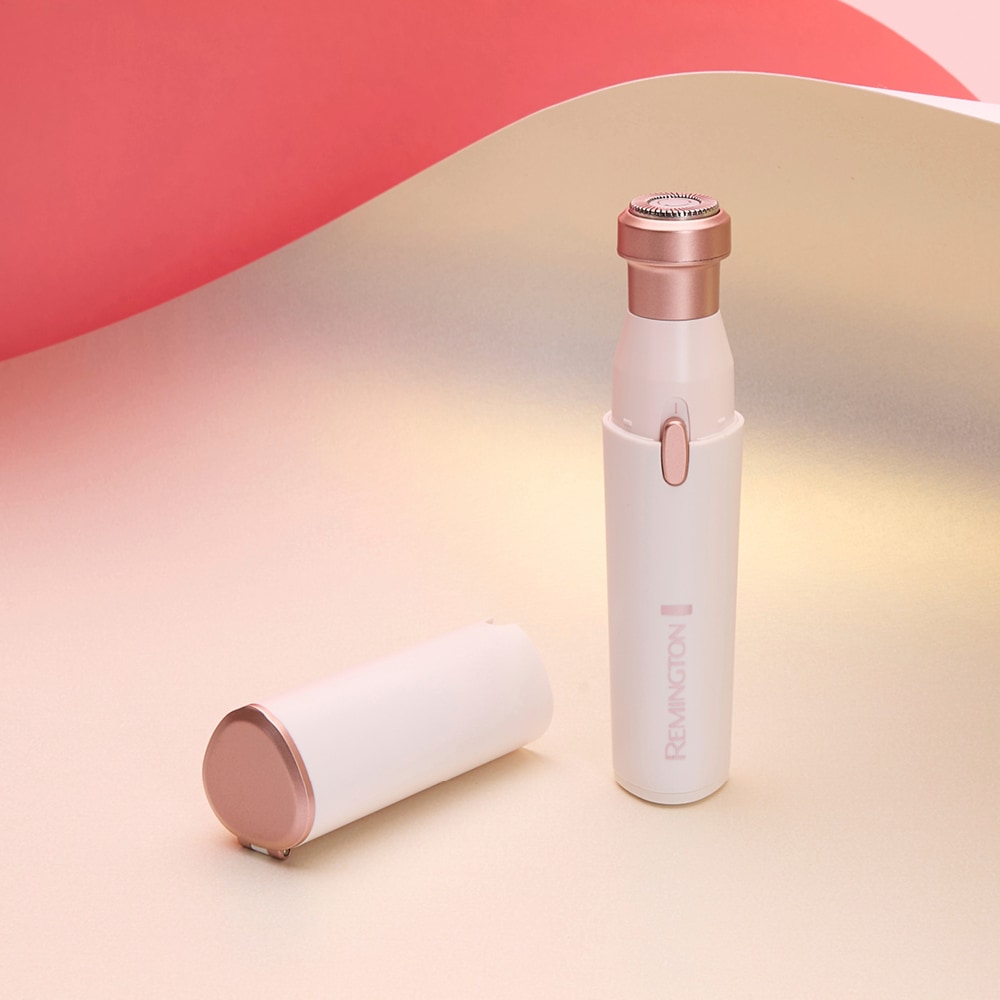 Remington Beauty-Trimmer »BareMe2-in-1 Gesichtshaarentferner (WFS200)« 2 Aufsätze verschiedene Trimmaufsätze, Präzisions-Augenbrauenformer, elektrisch