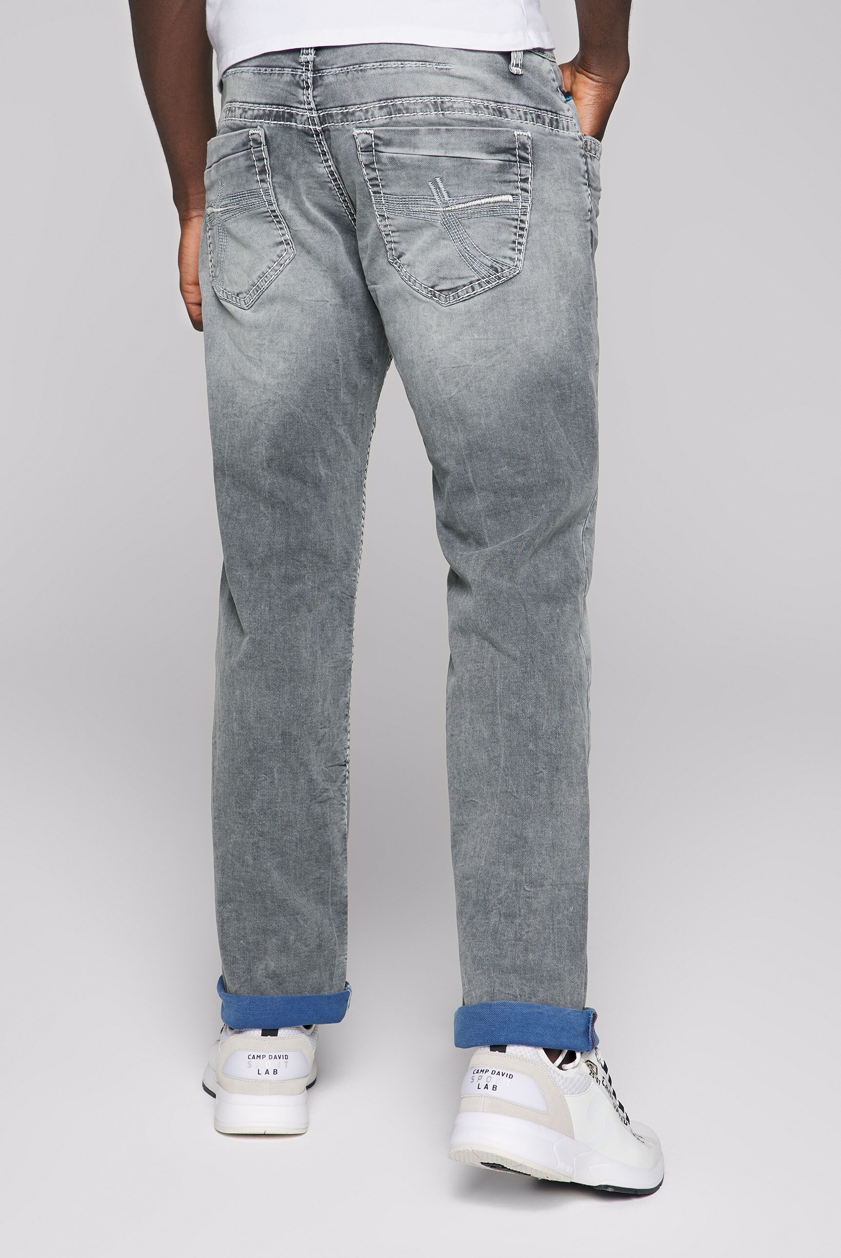 CAMP DAVID Comfort-fit-Jeans, mit zwei Leibhöhen