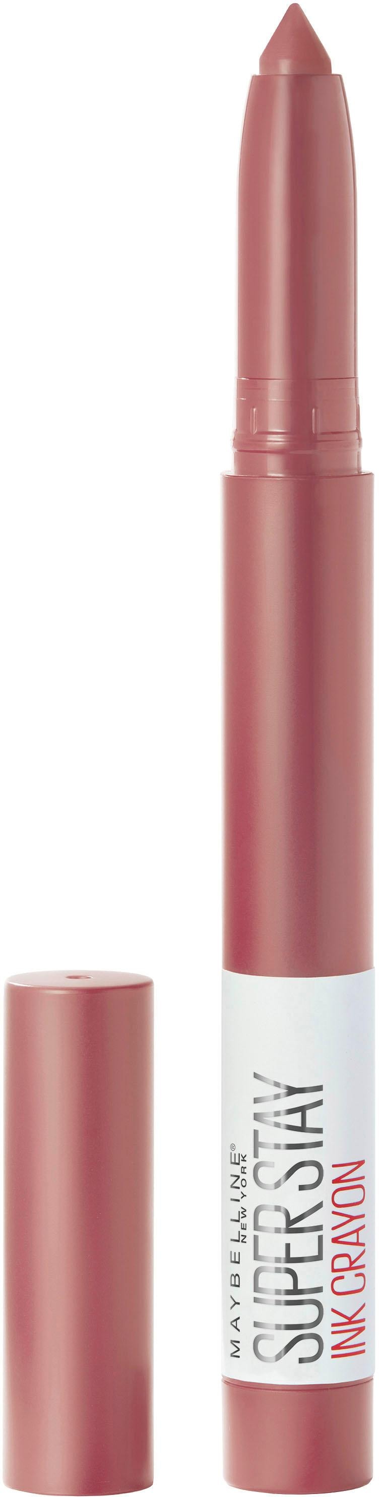MAYBELLINE NEW YORK Lippenstift »Super Stay Ink Crayon«, mit natürlichen Inhaltstoffen