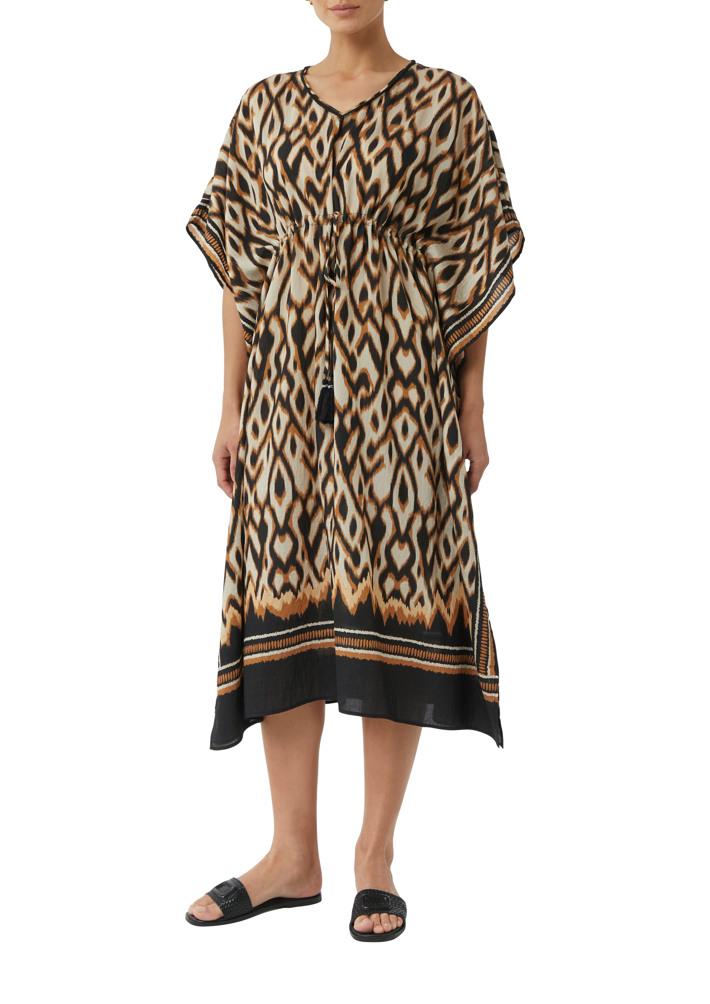 Comma Blusenponcho, mit All-Over Print