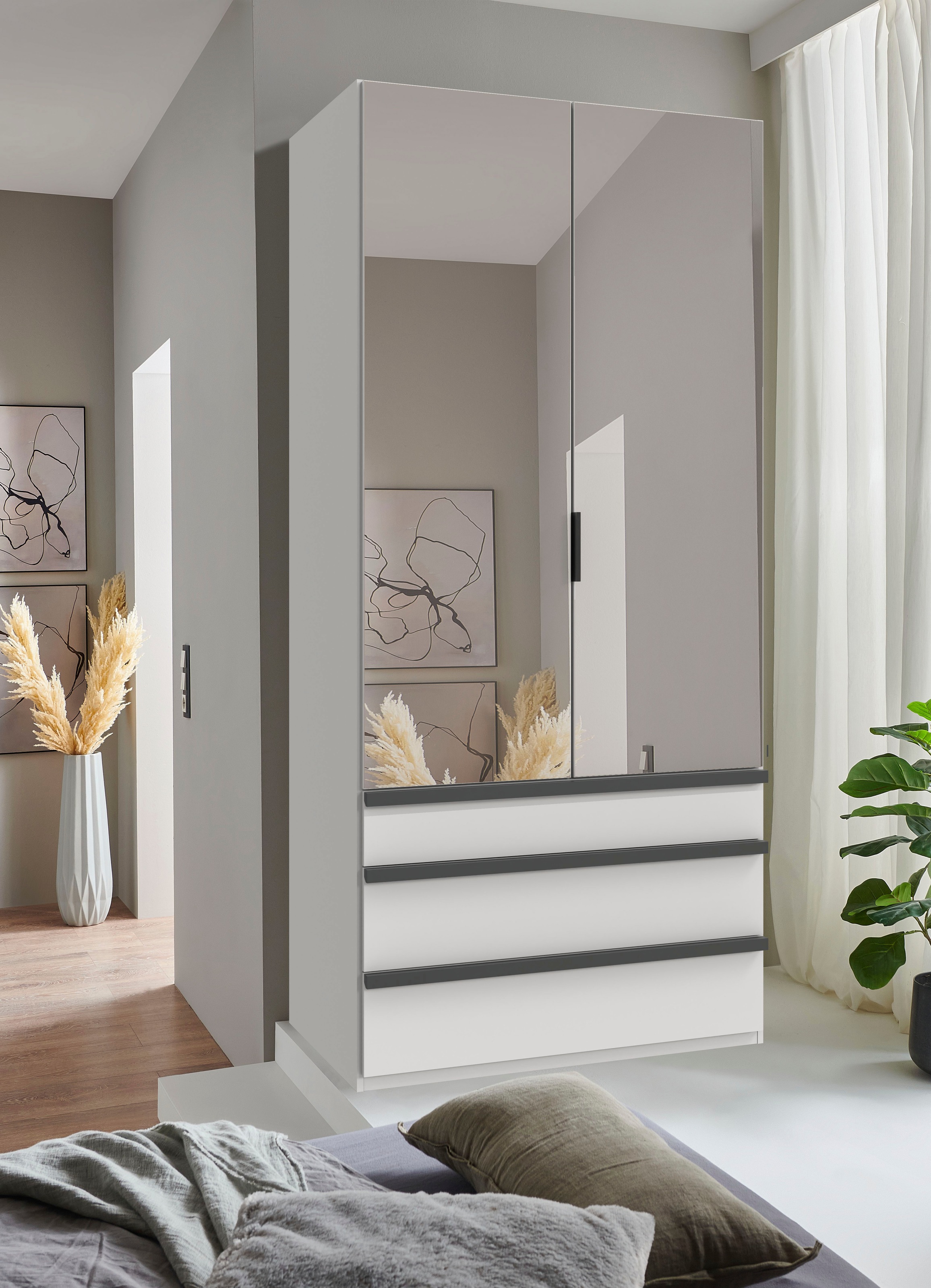 Wimex Falttürenschrank »Oxford by fresh to go, in der Breite 100cm, in 2 Hö günstig online kaufen