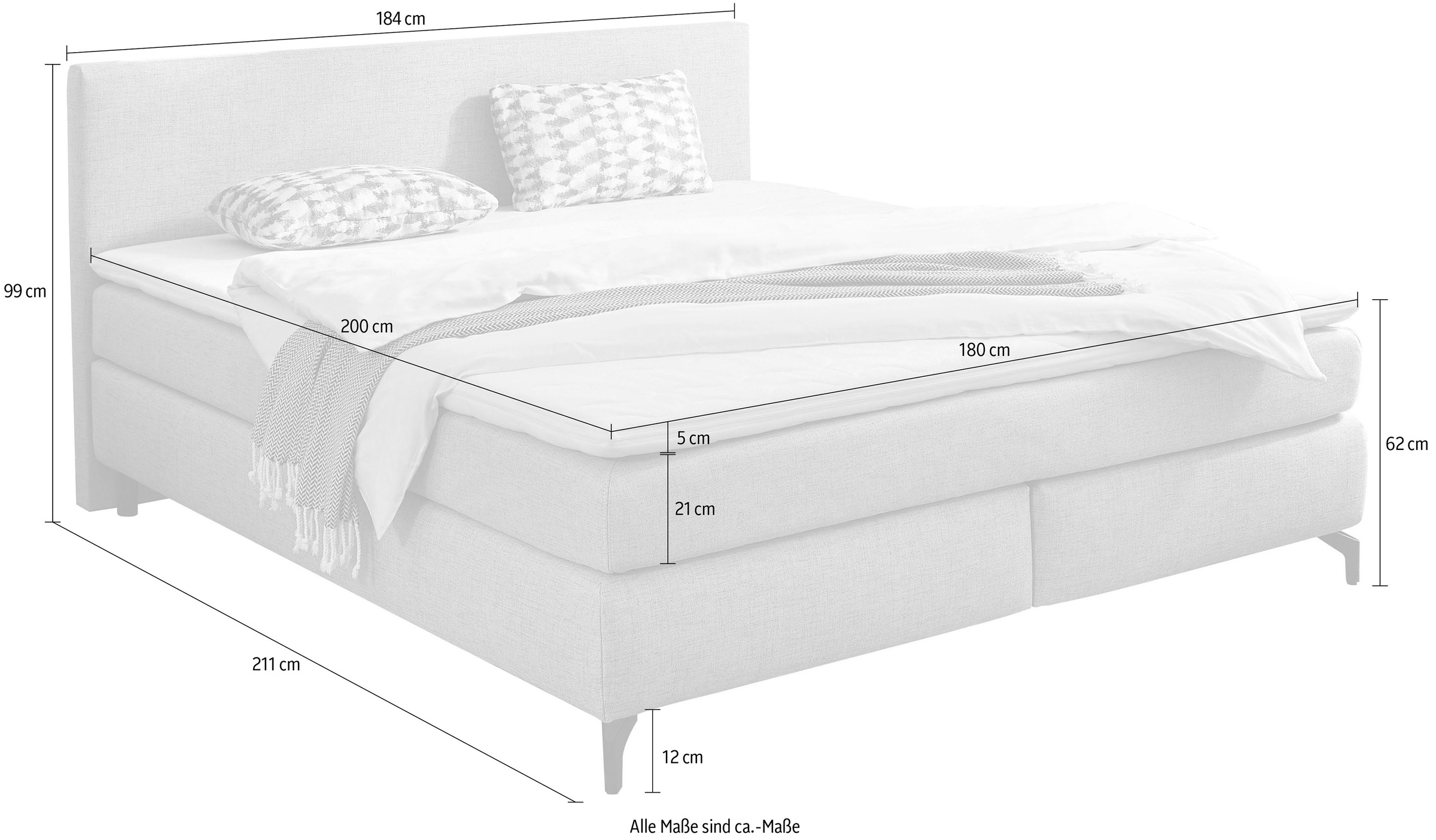 5. Bild von INOSIGN Boxspringbett »Alinas«