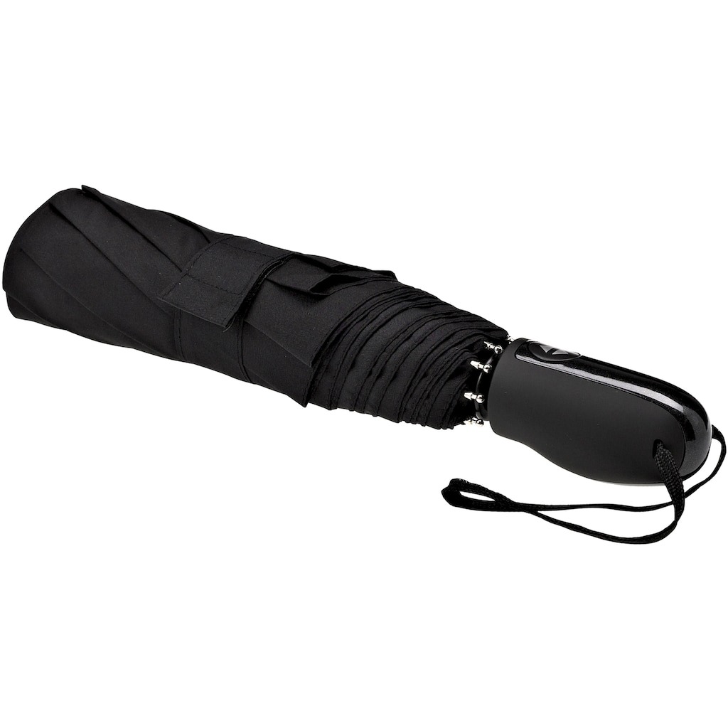 EuroSCHIRM® Taschenregenschirm »Automatik 32S7, schwarz«