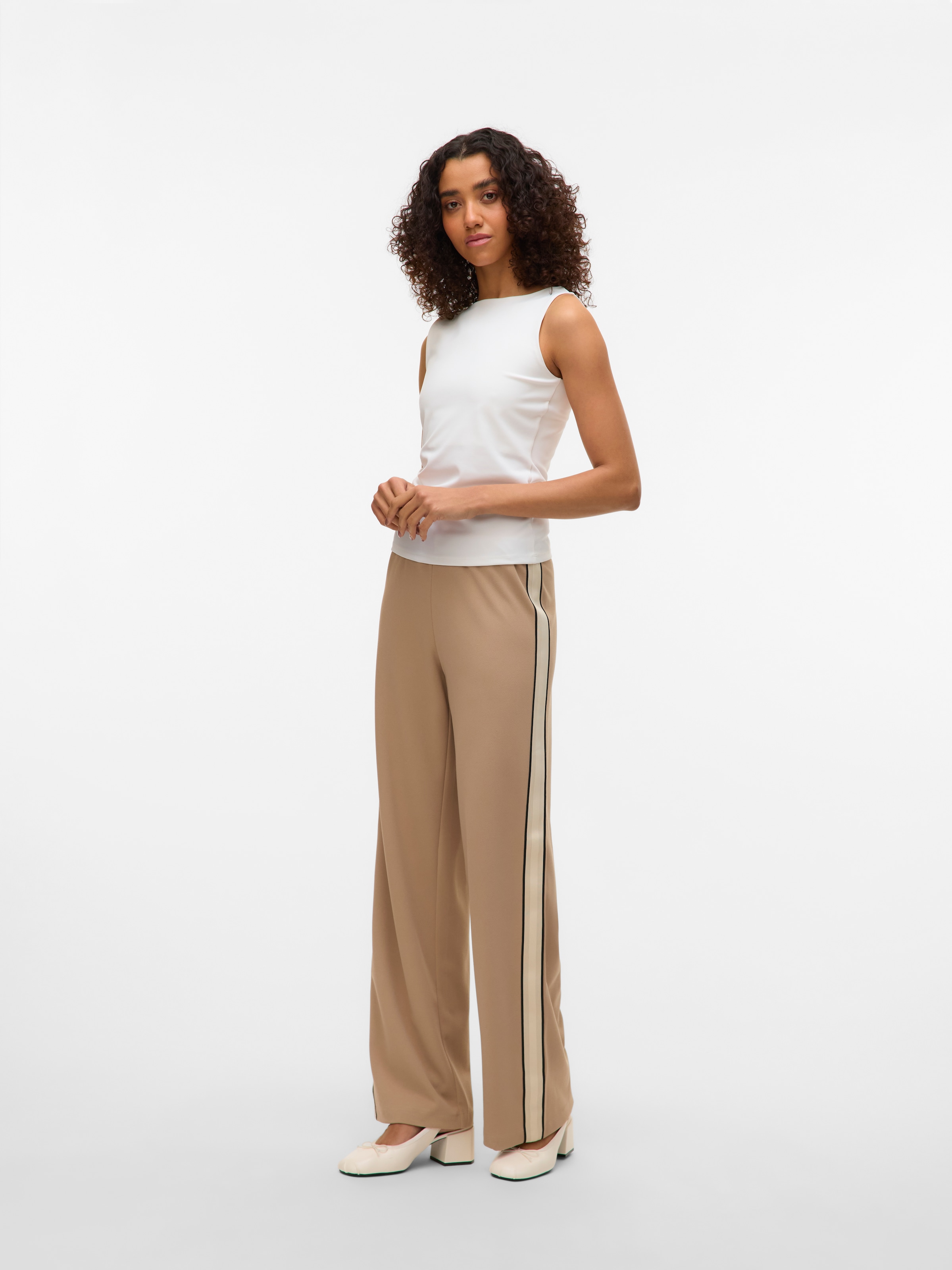 Vero Moda Anzughose »VMBERLIN MW WIDE PANEL PANT NOOS«