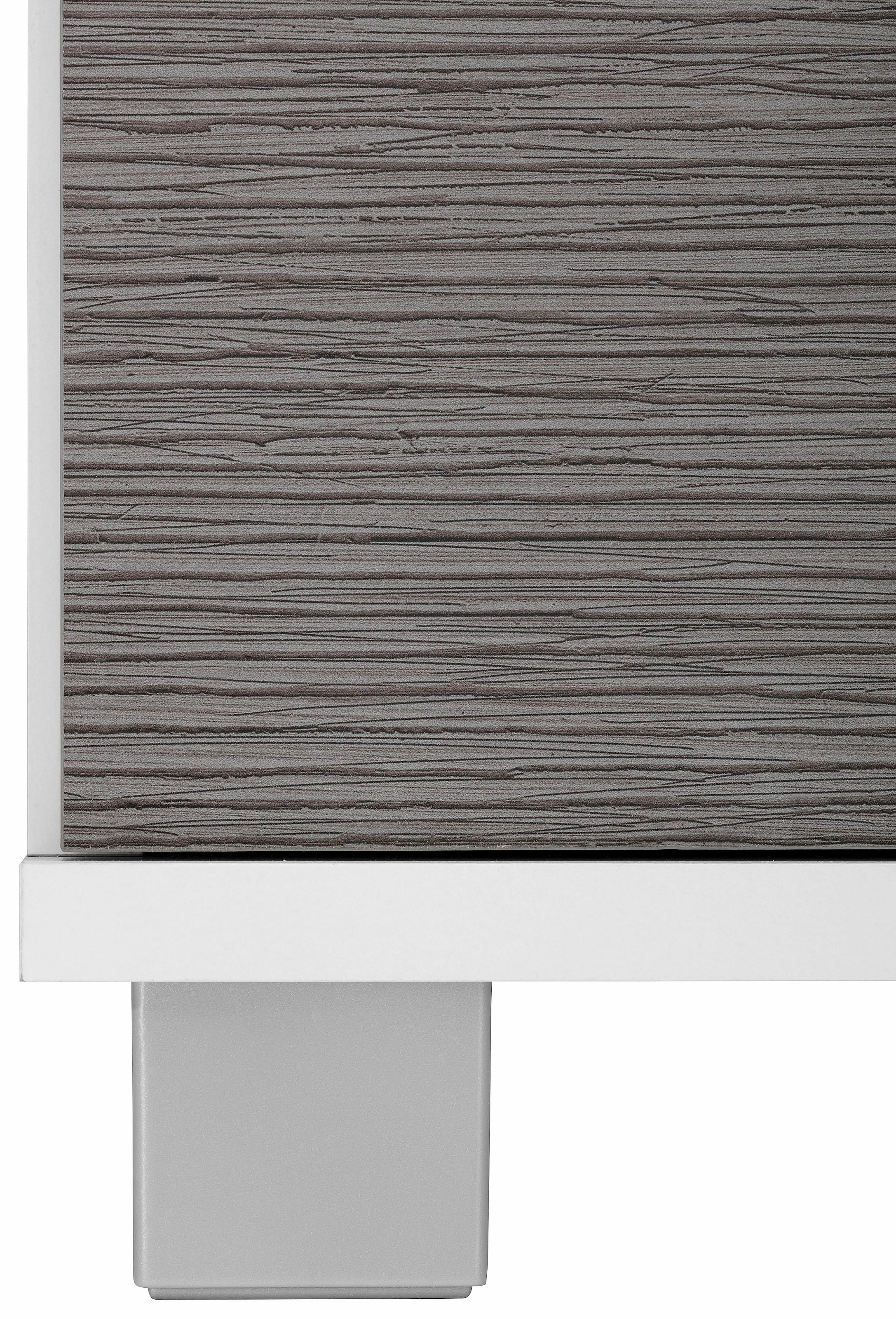 Schildmeyer Midischrank »Emmi in verschiedenen Farben«, Höhe 110,5 cm, Metallgriff, mit 2 praktischen offenen Fächern