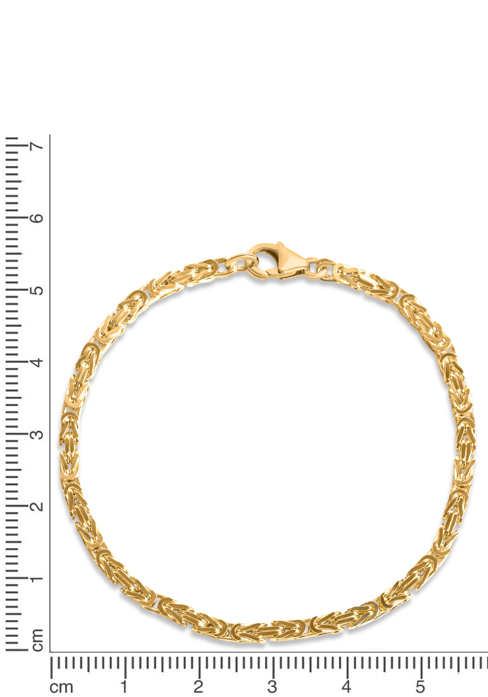 Firetti Königsarmband »Schmuck Geschenk Gold 333 Armschmuck Armkette Goldarmband Königskette«, Made in Germany