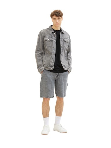 TOM TAILOR Denim T-Shirt »Crewneck« mit kleinem Logo-Print