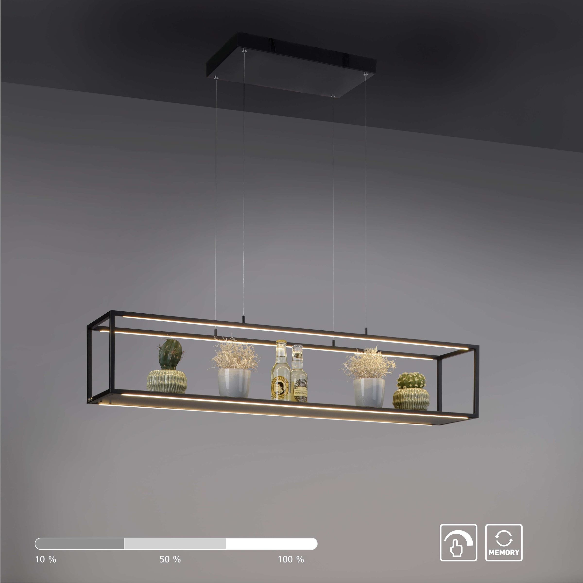 Places of Style LED Pendelleuchte »Cashel«, 4 flammig, Leuchtmittel LED-Boa günstig online kaufen